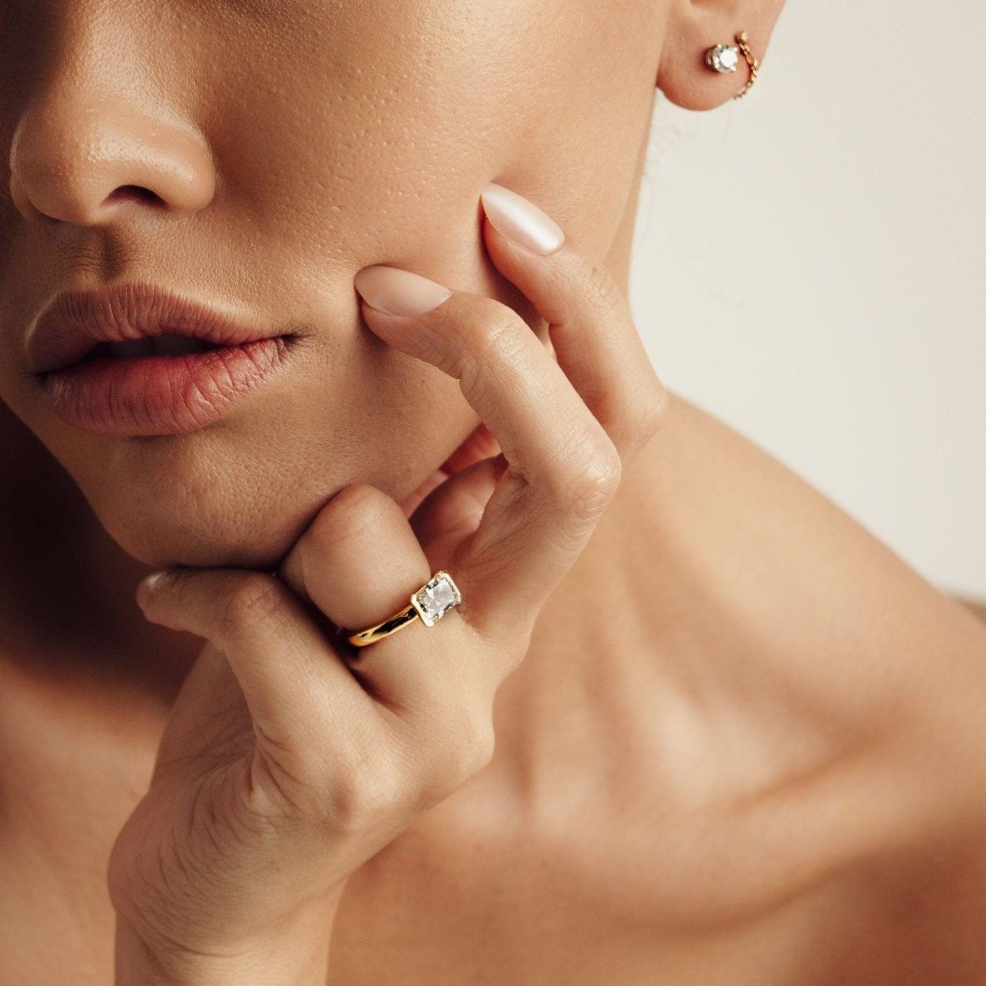 Earrings-Classic Solitaire Diamond Earrings. Made to order in Australia with a 2-4 week lead time. Pair with a diamond necklace for a complete look.-ELIISE MAAR JEWELLERY