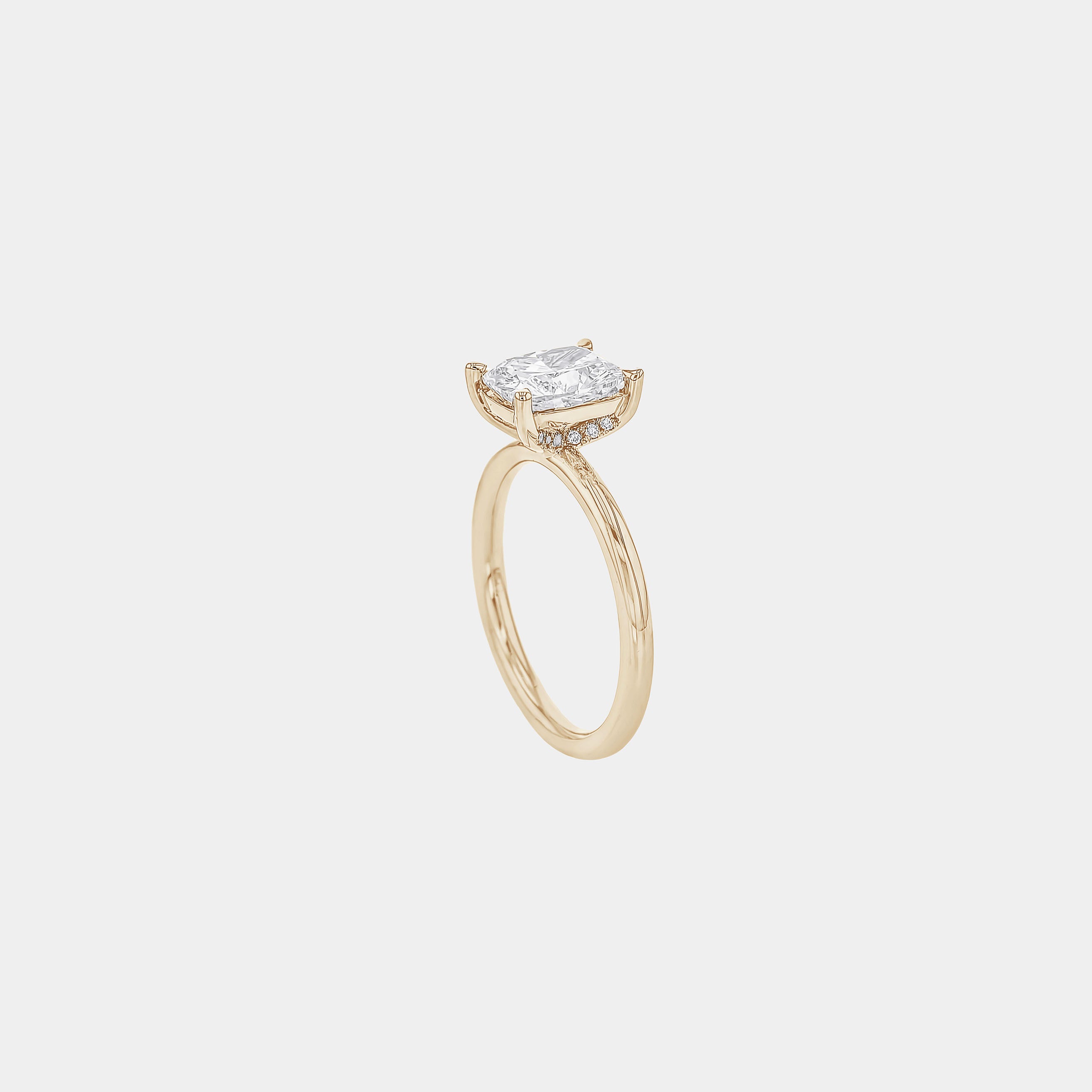 Rings-Discover the Jamie Diamond Ring, a timeless symbol of elegance. Meticulously crafted with a stunning lab-grown or natural diamonds, this ring embodies sustainable luxury. Elevate your style with this exquisite piece, designed to last a lifetime. Shown paired with the Lauren Diamond Band.-ELIISE MAAR JEWELLERY