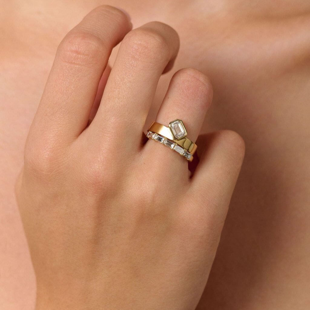 Bamboo Diamond Band-Diamond Band-Eliise Maar Fine Jewellery Australia-Eliise Maar Jewellery