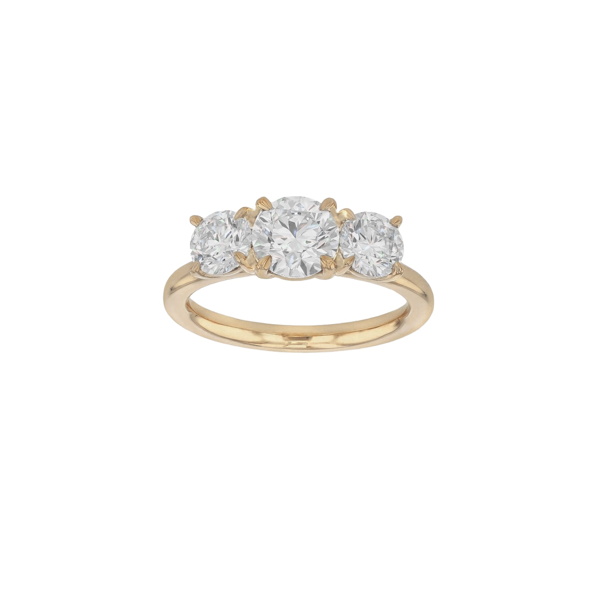 Bridgette Diamond Trilogy Ring-Eliise Maar Fine Jewellery Australia-Eliise Maar Jewellery