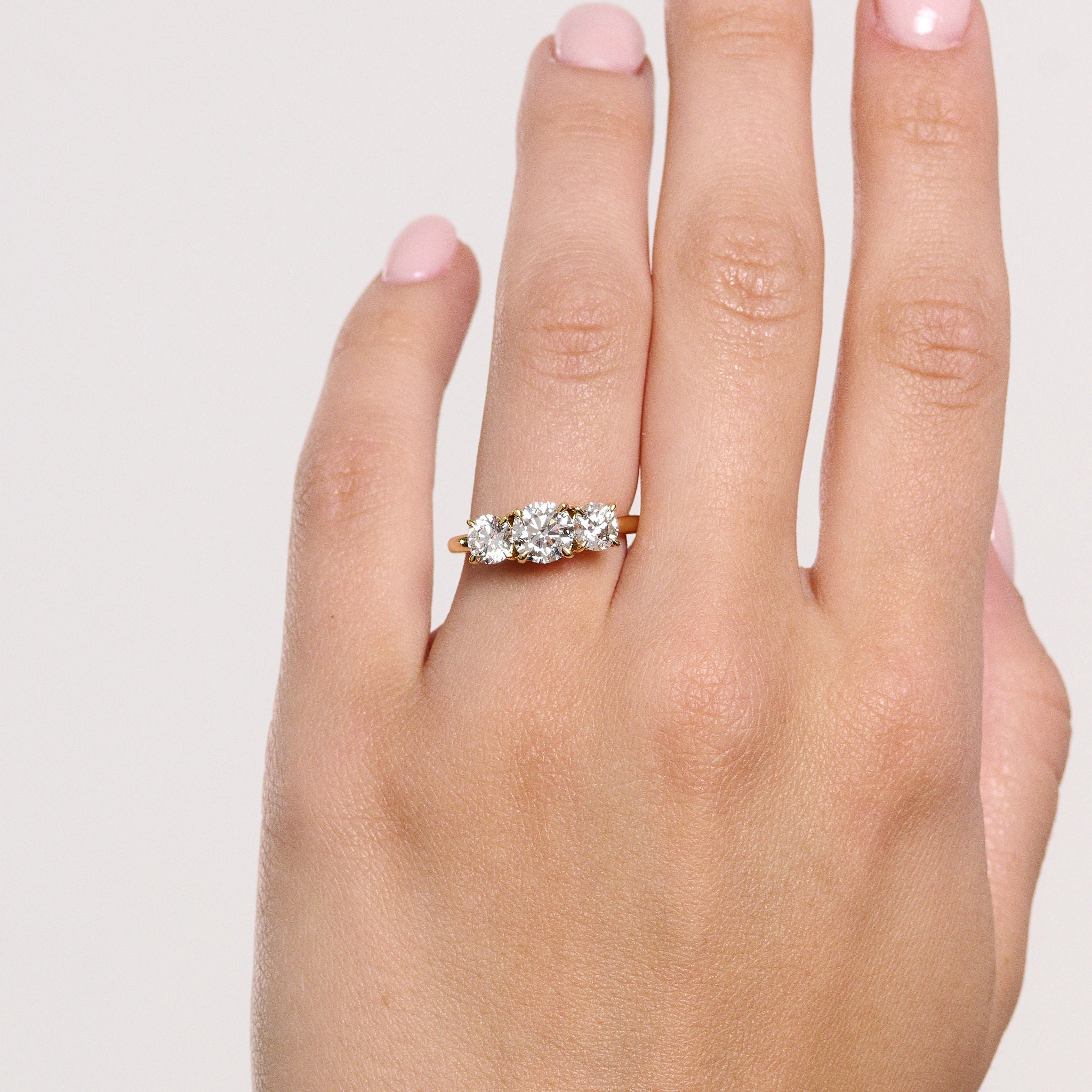 Bridgette Diamond Trilogy Ring-Eliise Maar Fine Jewellery Australia-Eliise Maar Jewellery