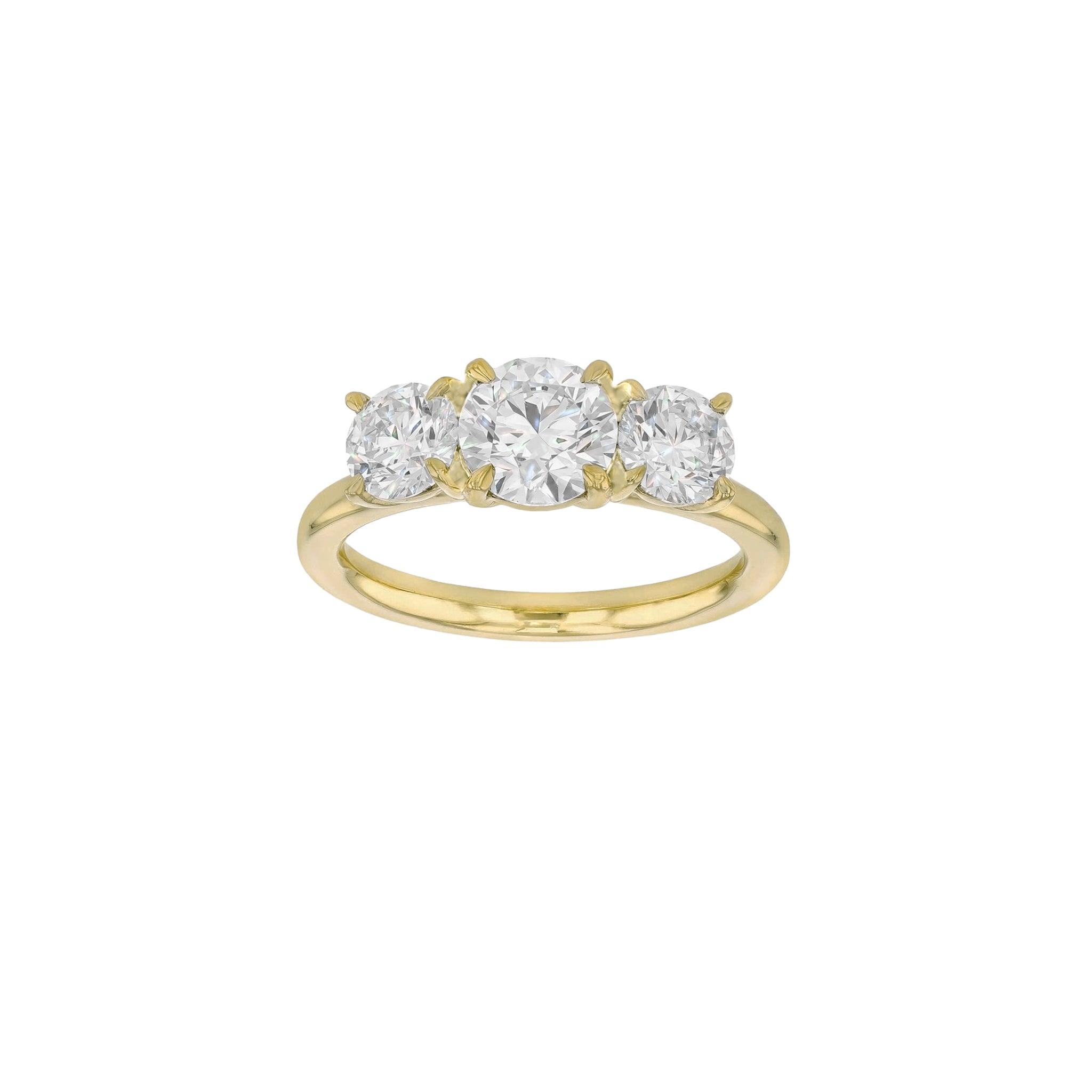 Bridgette Diamond Trilogy Ring-Eliise Maar Fine Jewellery Australia-Eliise Maar Jewellery