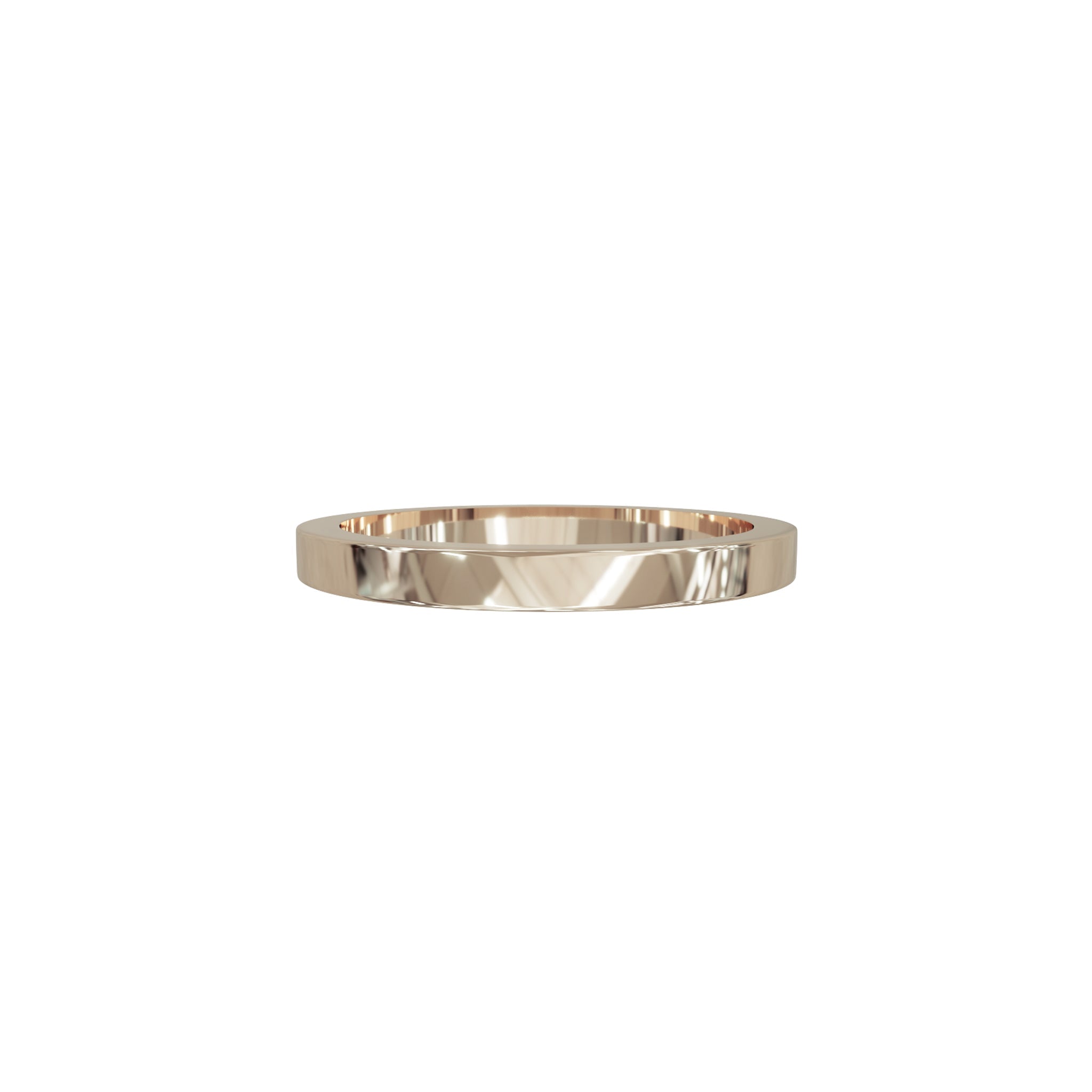 Ceremonial Cigar Wedding Ring-Eliise Maar Fine Jewellery Australia-18K Rose Gold-Petite-Eliise Maar Jewellery