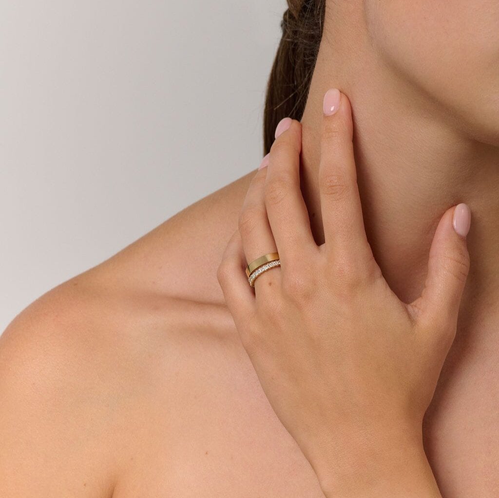 Ceremonial Cigar Wedding Ring-Eliise Maar Fine Jewellery Australia-Eliise Maar Jewellery