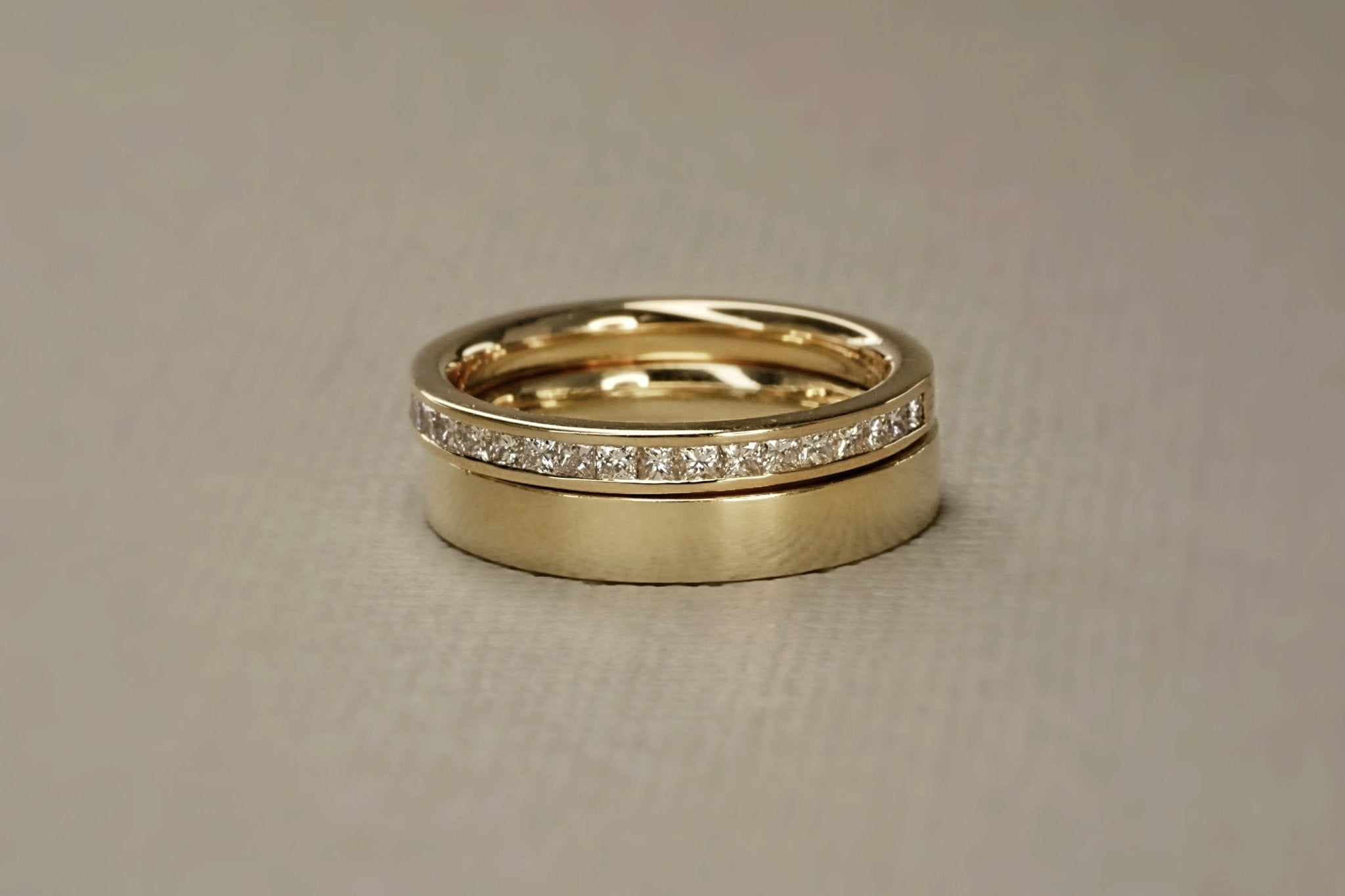 Ceremonial Cigar Wedding Ring-Eliise Maar Fine Jewellery Australia-Eliise Maar Jewellery