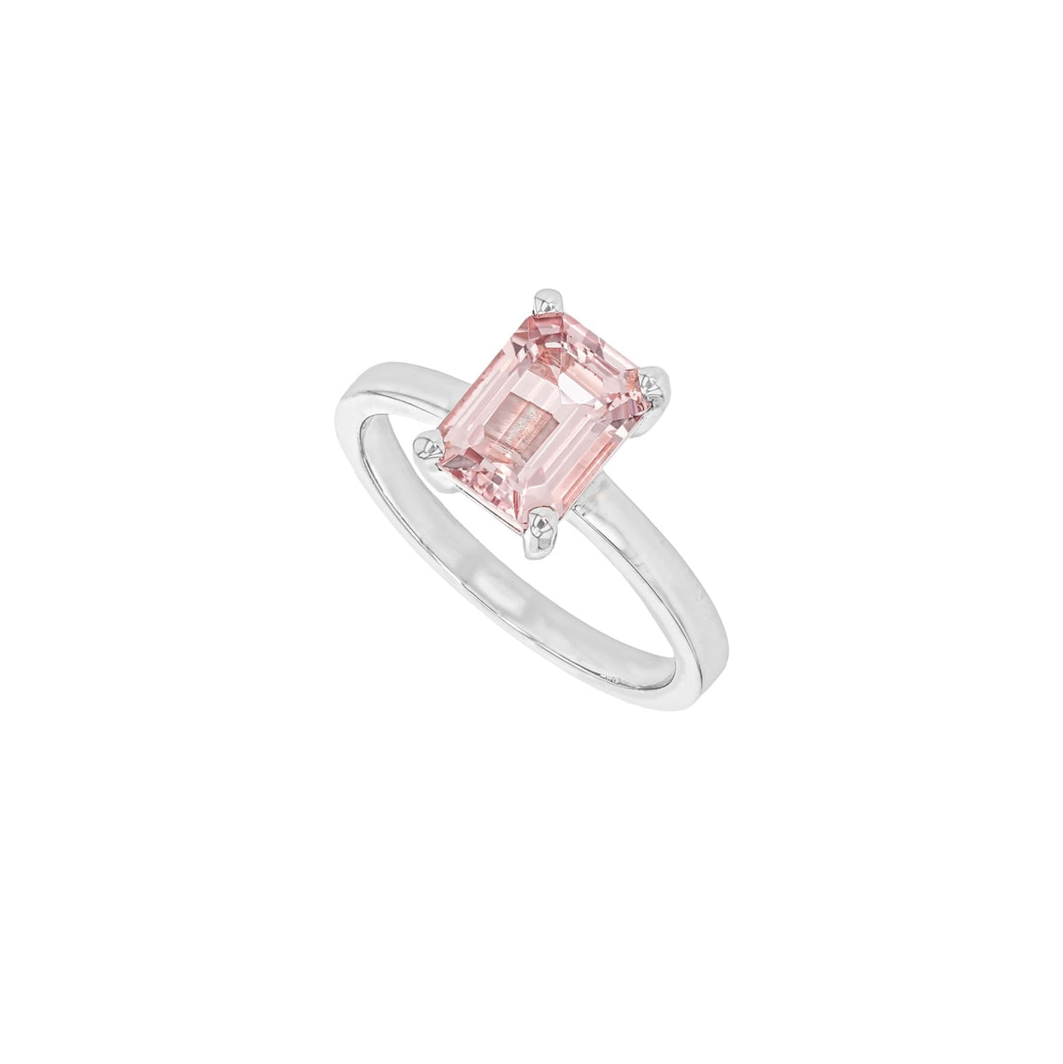 Chloe Morganite Ring-Engagement Rings-Eliise Maar Fine Jewellery Australia-Eliise Maar Jewellery