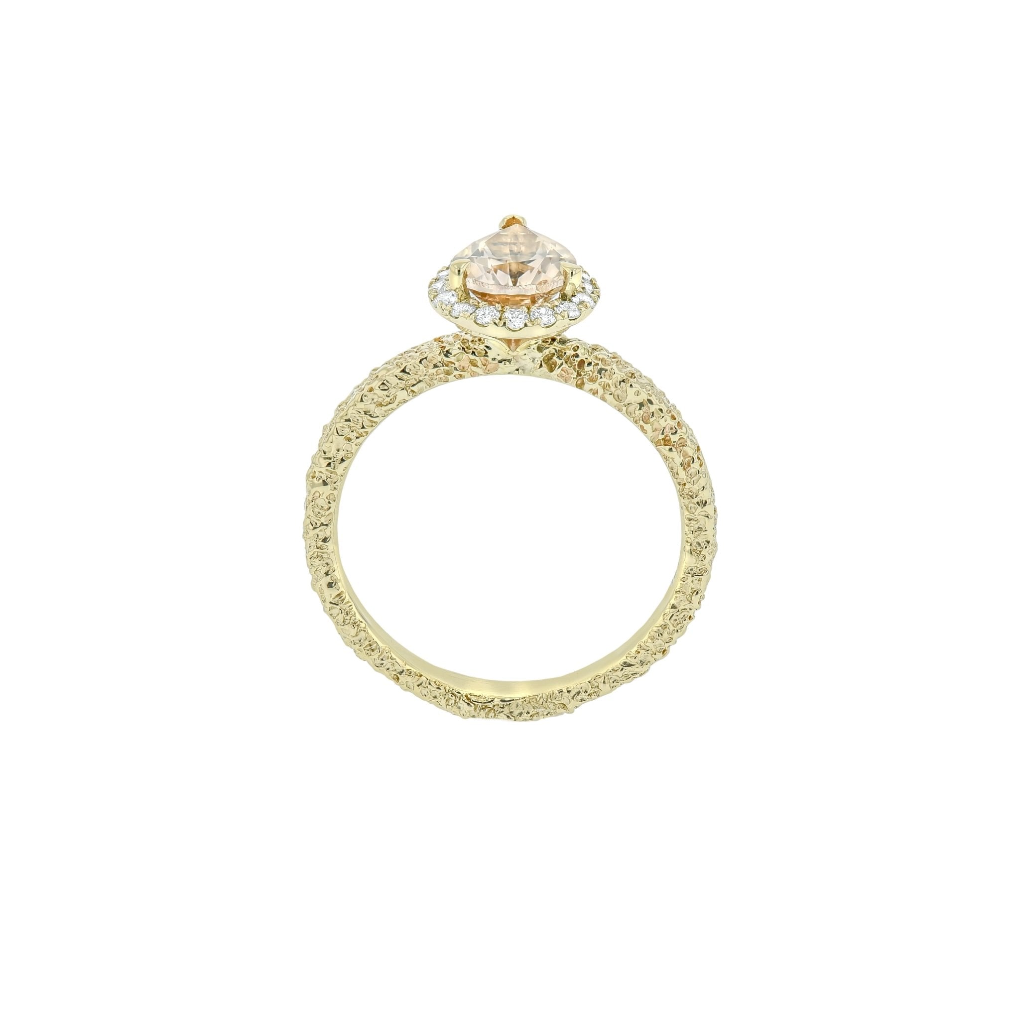 Frost Lily Ring Morganite-Engagement Rings-Eliise Maar Fine Jewellery Australia-Eliise Maar Jewellery