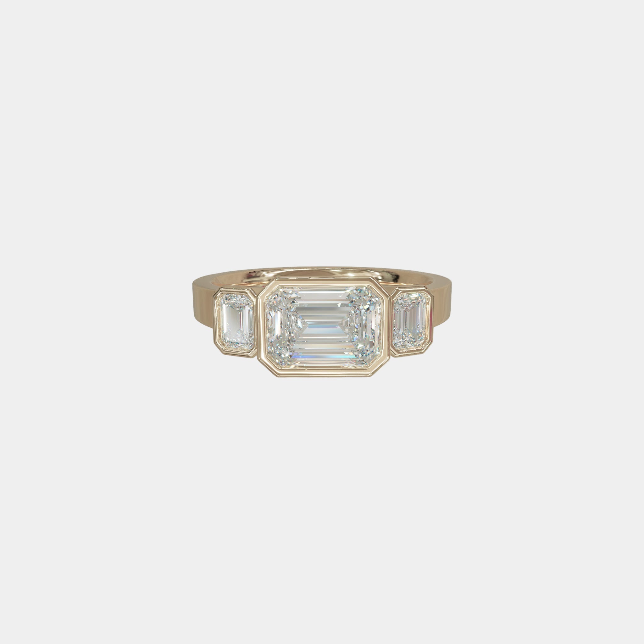 HERR Diamond Trilogy-Rings-Eliise Maar Fine Jewellery Australia-18K Rose Gold-Natural Diamonds-Eliise Maar Jewellery