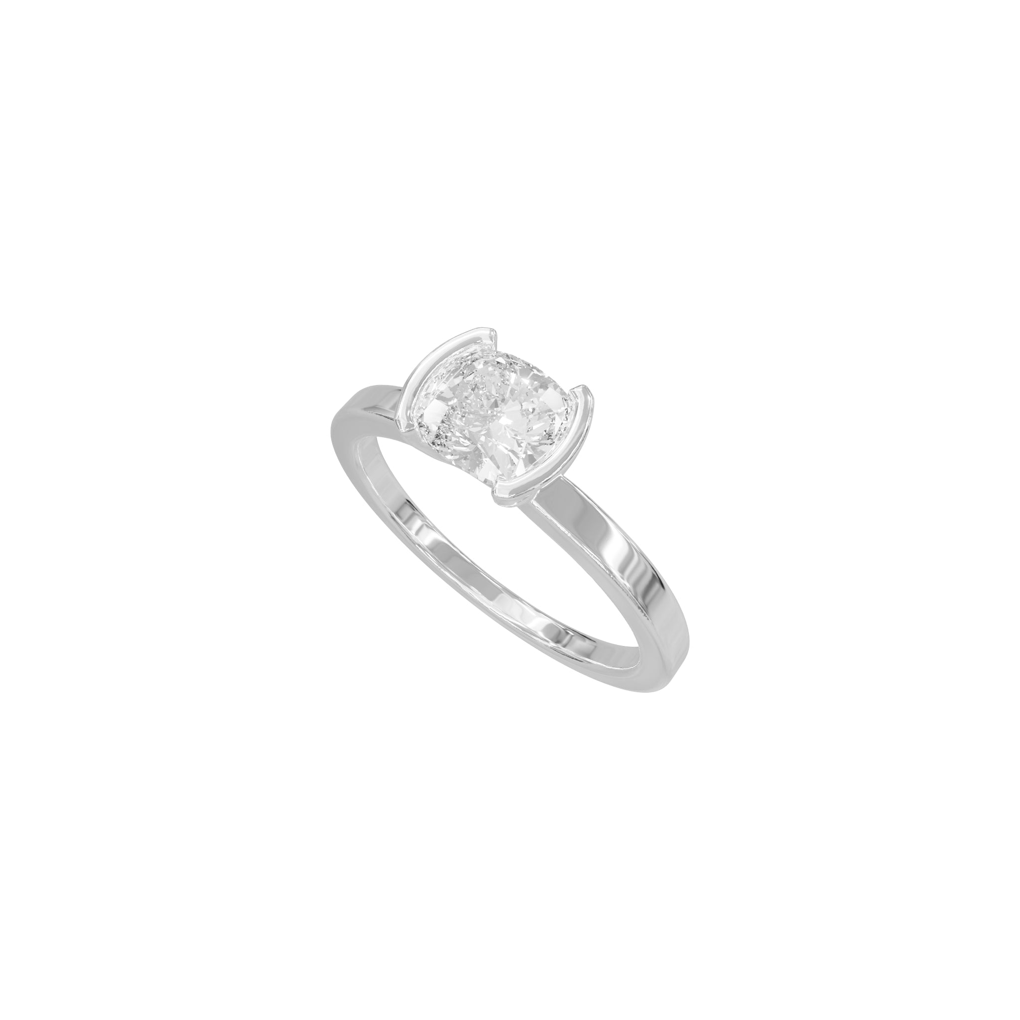 Isla Cushion Diamond Solitaire Ring-Rings-Eliise Maar Fine Jewellery Australia-Eliise Maar Jewellery