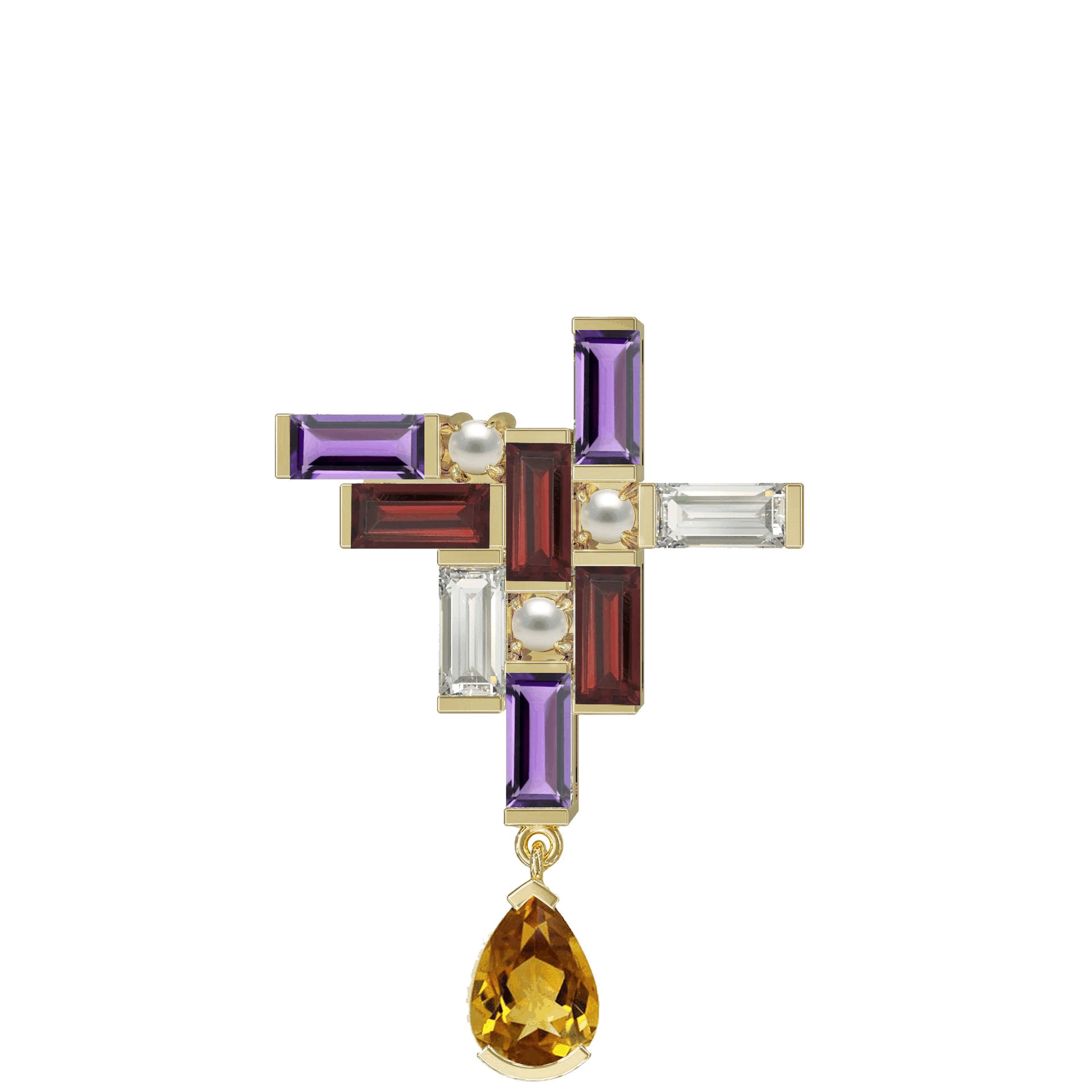 Le Courage Brooch-Eliise Maar Jewellery-Eliise Maar Jewellery