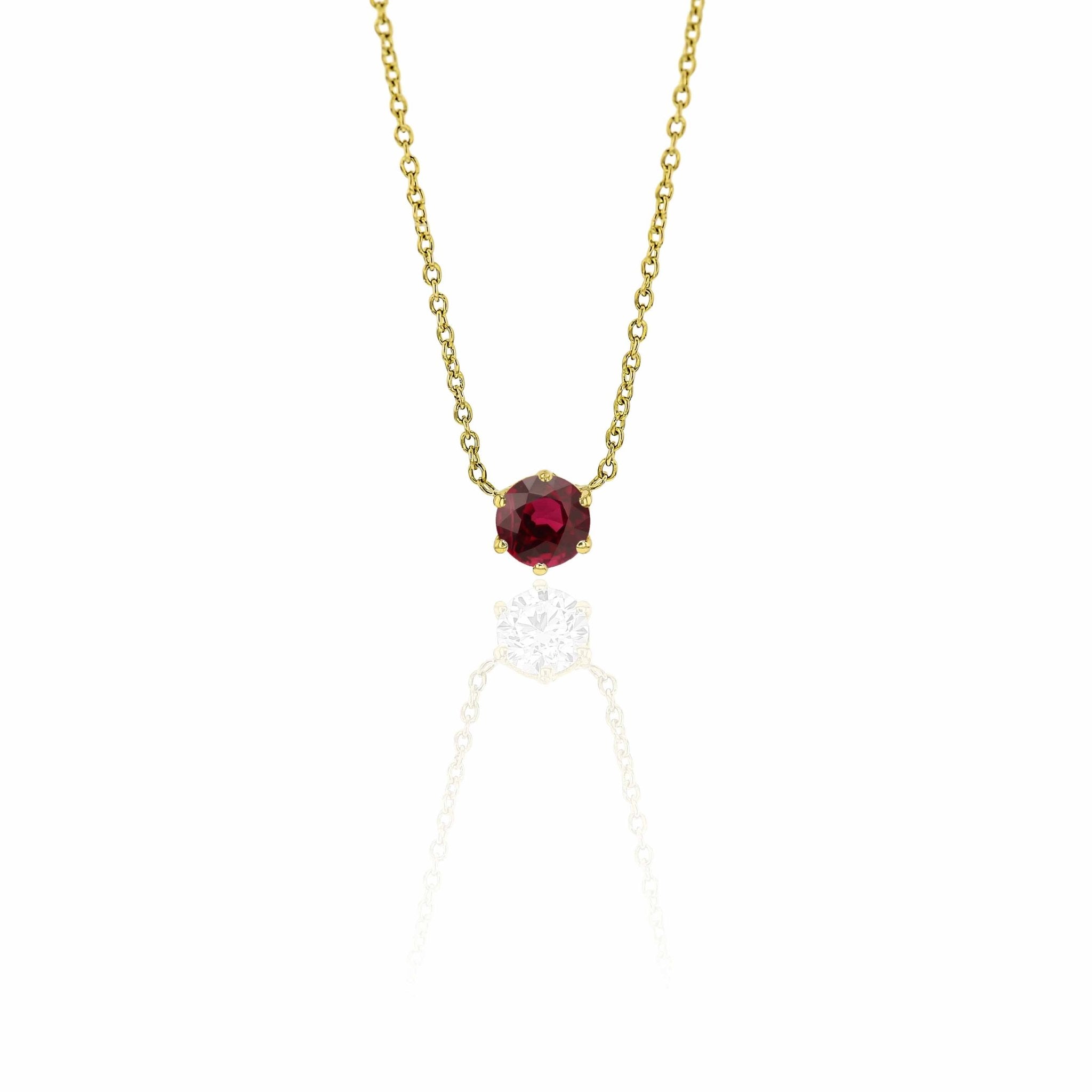 Luxe Solitaire Necklace 0.50ct-Necklaces-Eliise Maar Fine Jewellery Australia-Eliise Maar Jewellery