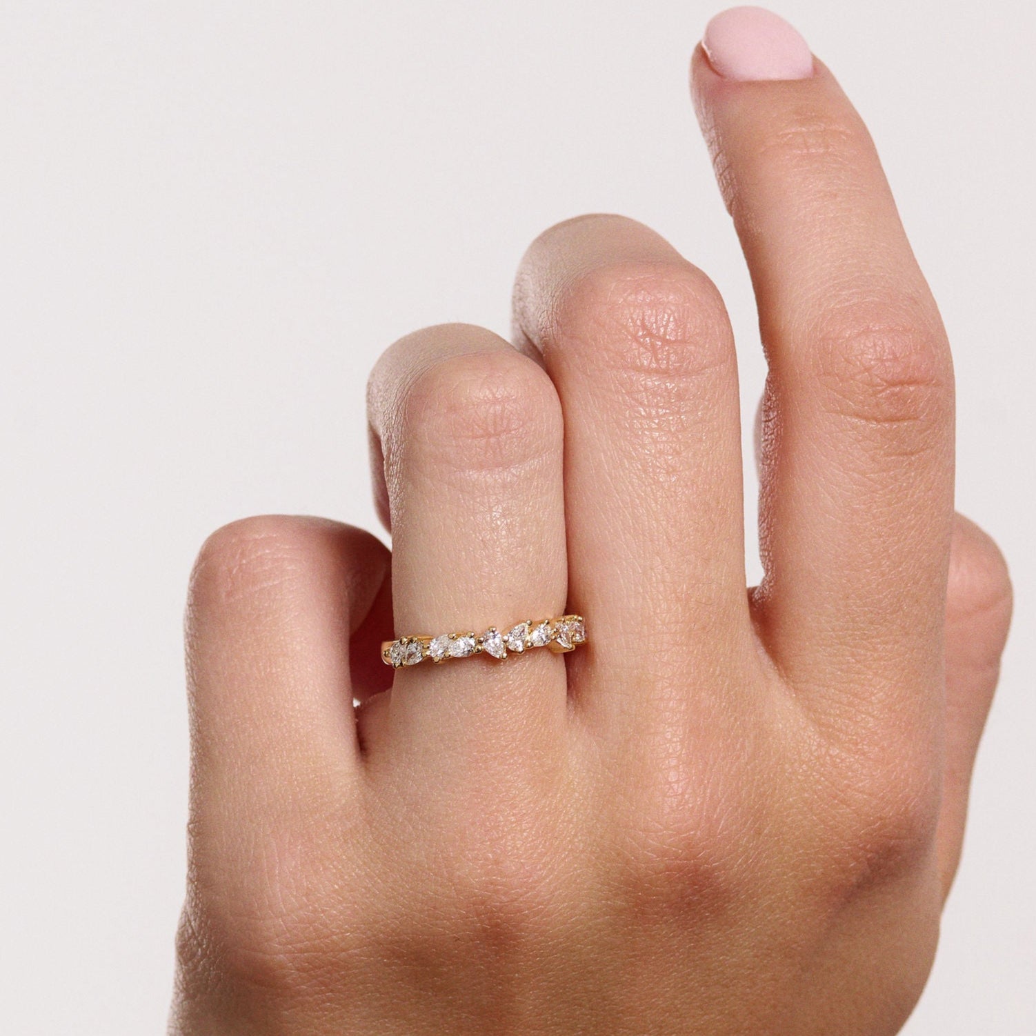 Petite Genevieve Diamond Band-Diamond Band-Eliise Maar Fine Jewellery Australia-Eliise Maar Jewellery