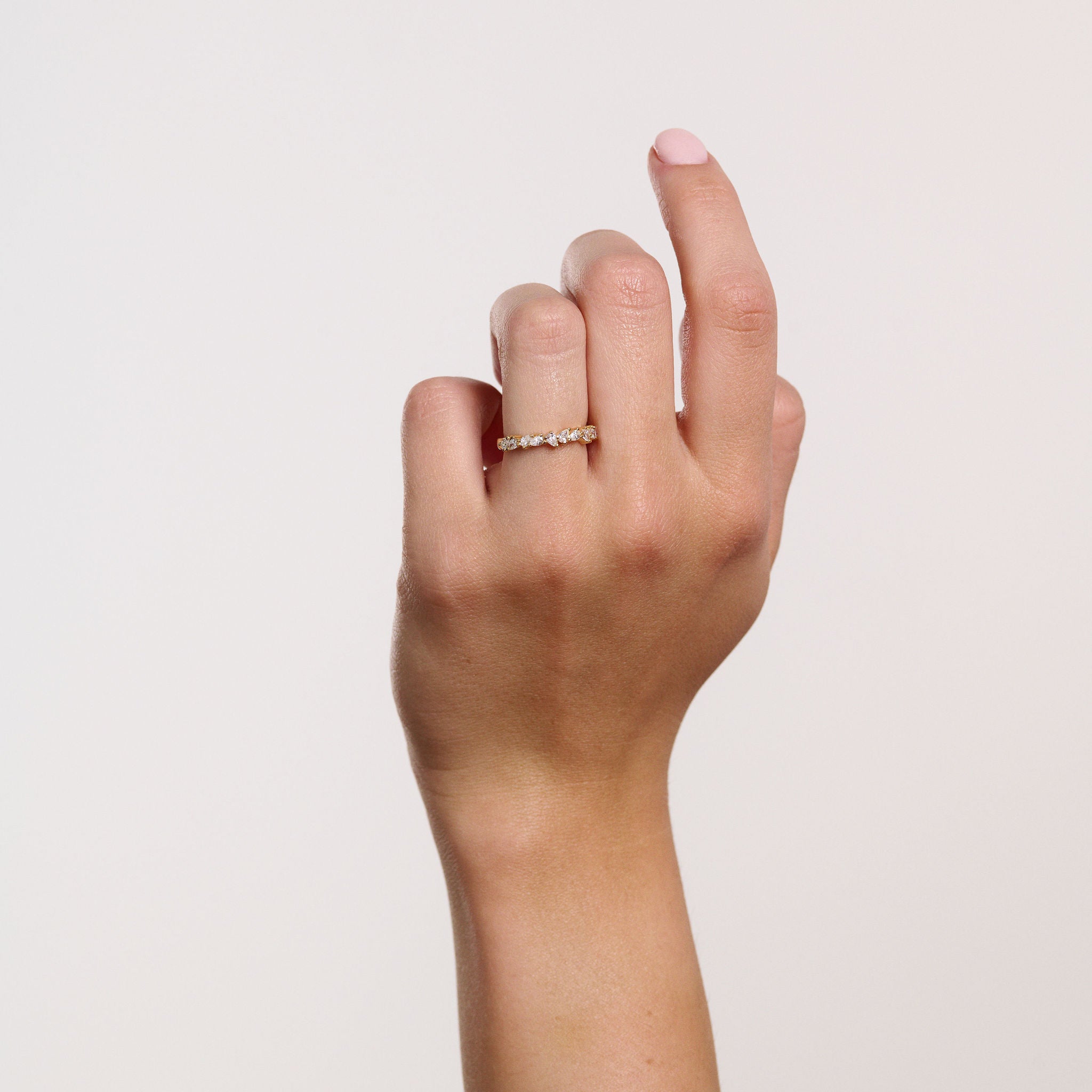 Petite Genevieve Diamond Band-Diamond Band-Eliise Maar Fine Jewellery Australia-Eliise Maar Jewellery