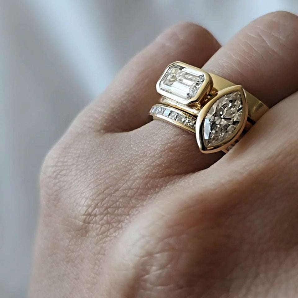 Selena Marquise Bezel Solitaire-Rings-Eliise Maar Fine Jewellery Australia-Eliise Maar Jewellery