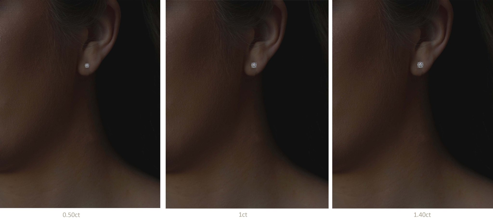 Solitaire Diamond Stud Earrings-Earrings-Eliise Maar Fine Jewellery Australia-Eliise Maar Jewellery