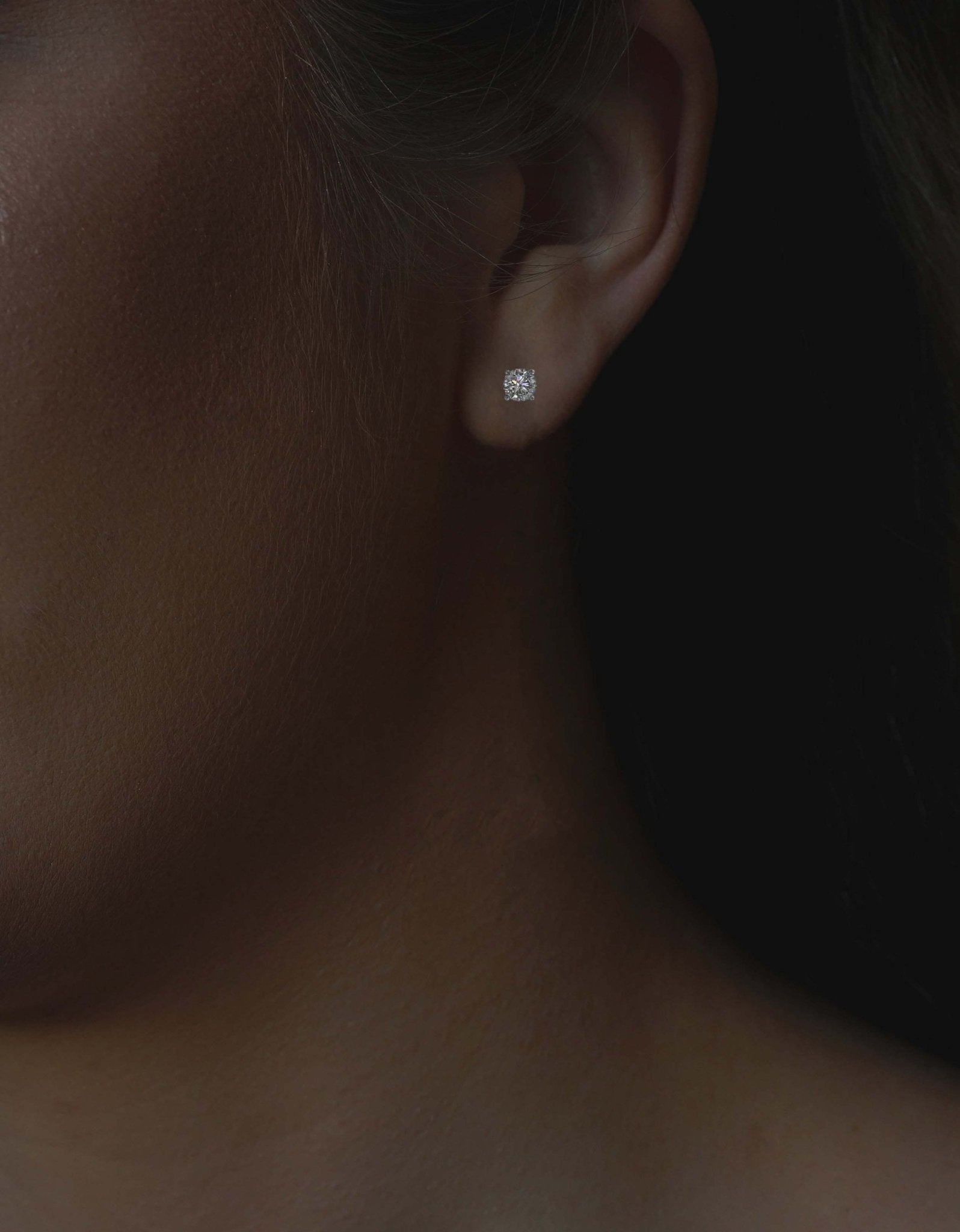 Solitaire Diamond Stud Earrings-Earrings-Eliise Maar Fine Jewellery Australia-Eliise Maar Jewellery