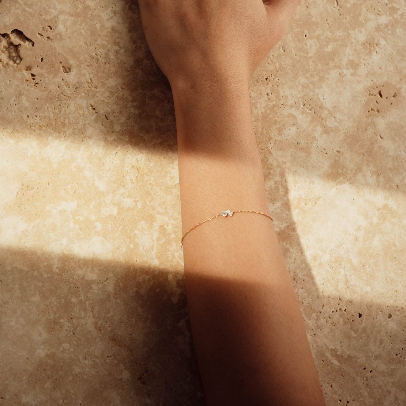 Bracelets-Femme, minimal and enduring. Designed with the intention to feel less like an accessory and more like an everyday necessity. One of the pieces in our Angelica Collection, the collection includes the Angelica Luxe, Petite Angelica, Angelica Earrings & Angelica Necklace.-ELIISE MAAR JEWELLERY