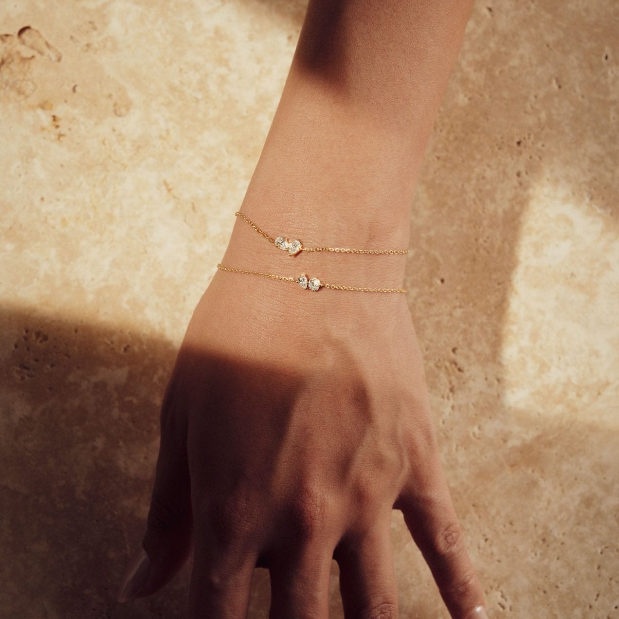 Bracelets-Femme, minimal and enduring. Designed with the intention to feel less like an accessory and more like an everyday necessity. One of the pieces in our Angelica Collection, the collection includes the Angelica Luxe, Petite Angelica, Angelica Earrings & Angelica Necklace.-ELIISE MAAR JEWELLERY