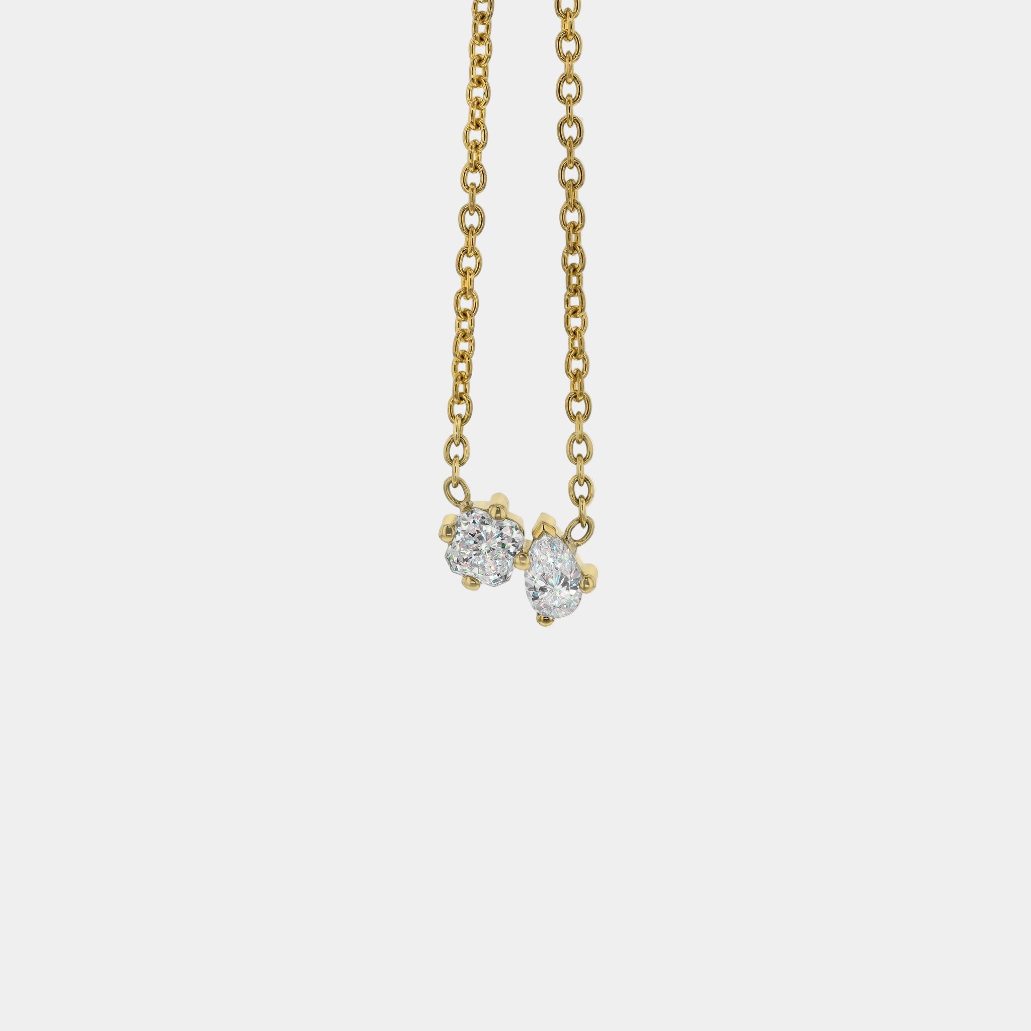 Angelica Diamond Necklace-Necklaces-Eliise Maar Fine Jewellery Australia-40-18K Yellow Gold-Natural Diamonds-Eliise Maar Jewellery