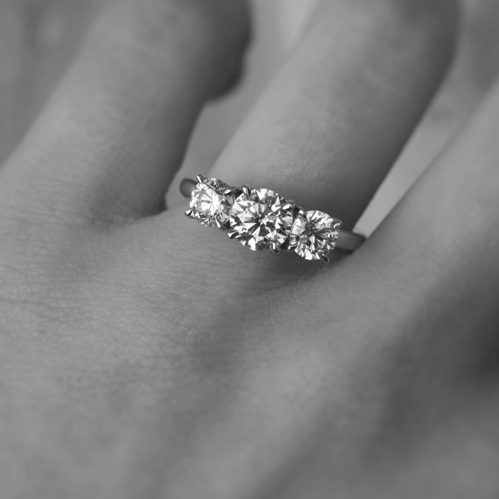 Bridgette Diamond Trilogy Ring-Eliise Maar Fine Jewellery Australia-Eliise Maar Jewellery