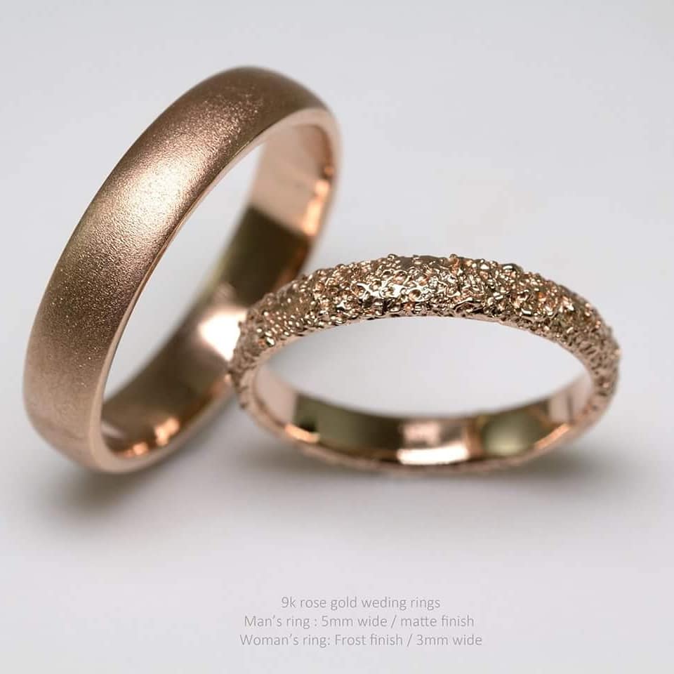 Classic Wedding Ring Rose-Eliise Maar Fine Jewellery Australia-Eliise Maar Jewellery