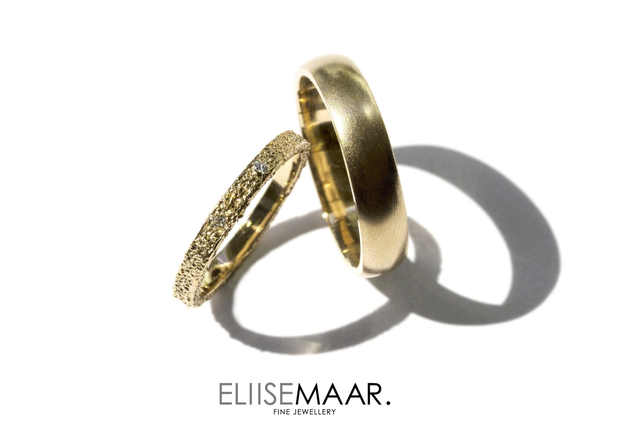 Classic Wedding Rings Yellow-Eliise Maar Fine Jewellery Australia-Eliise Maar Jewellery