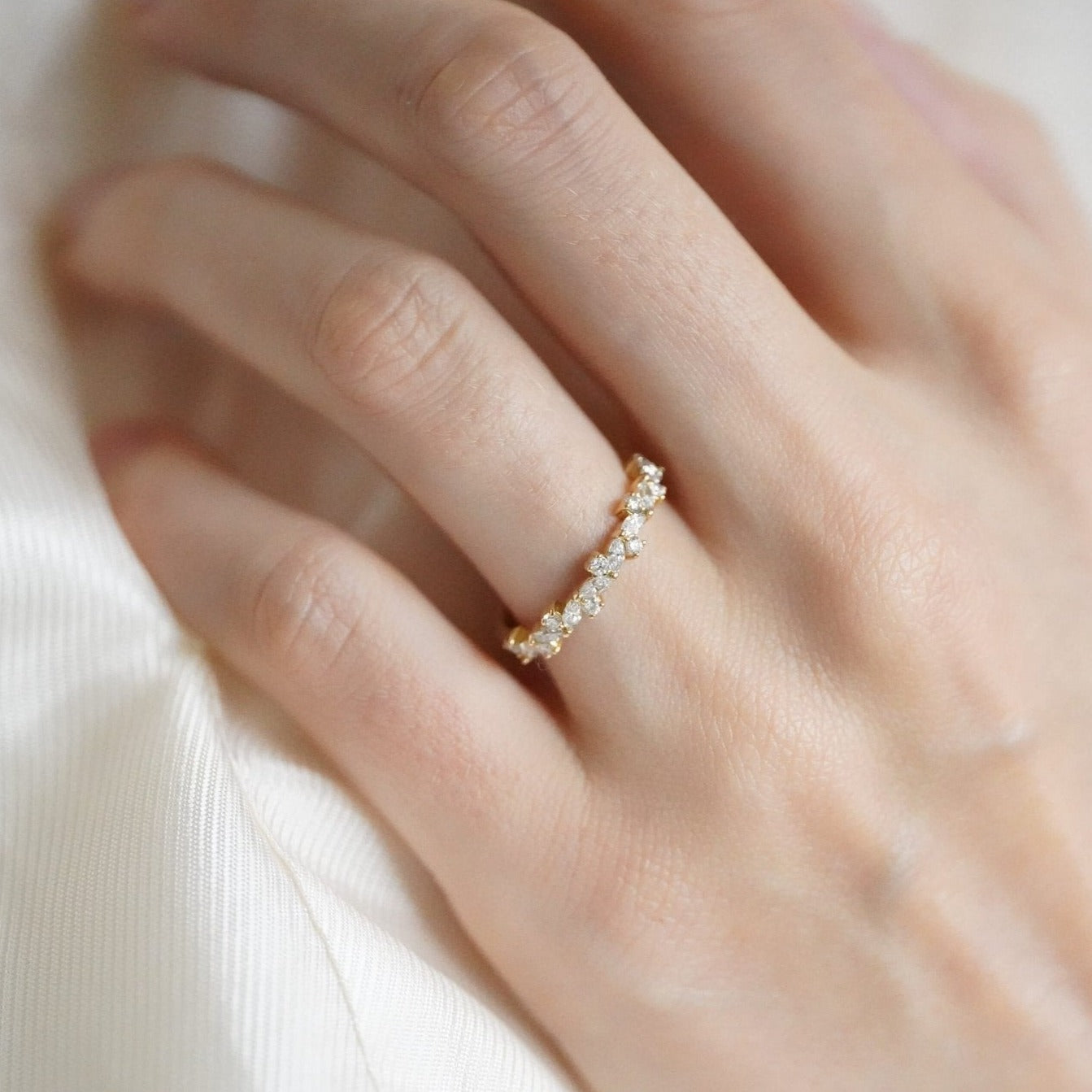 Eleni Luxe Diamond Band-Diamond Band-Eliise Maar Fine Jewellery Australia-Eliise Maar Jewellery