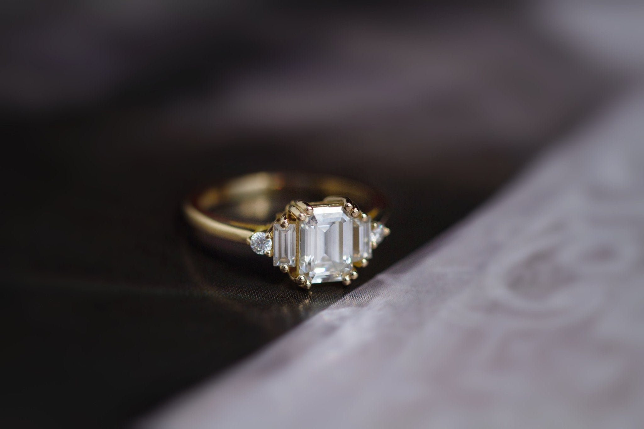 Evie Moissanite Ring-Rings-Eliise Maar Fine Jewellery Australia-Eliise Maar Jewellery