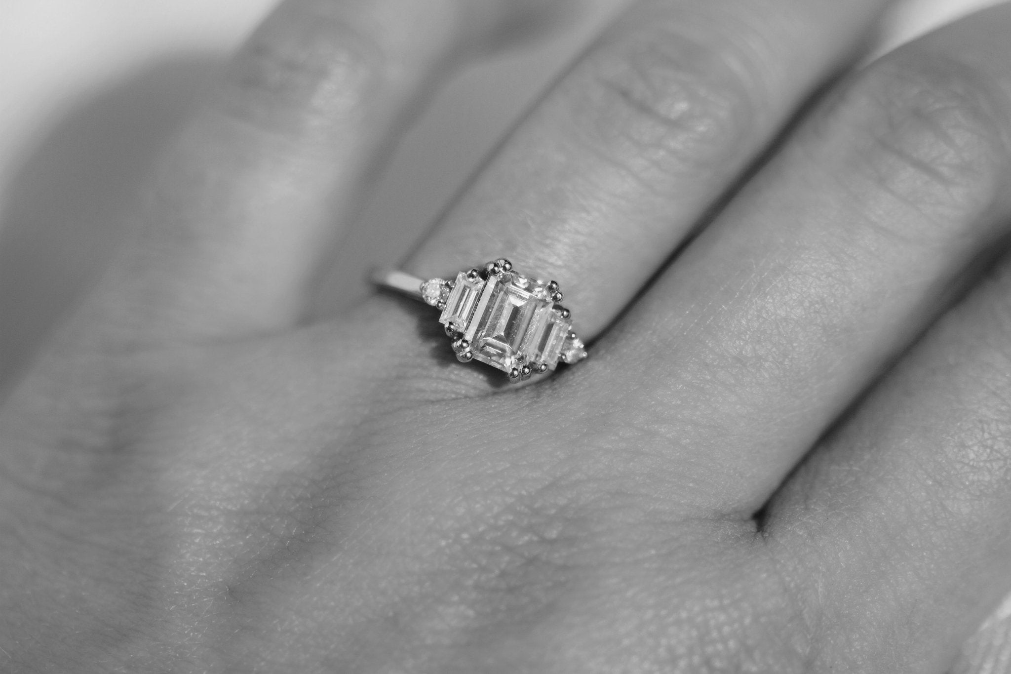 Evie Moissanite Ring-Rings-Eliise Maar Fine Jewellery Australia-Eliise Maar Jewellery