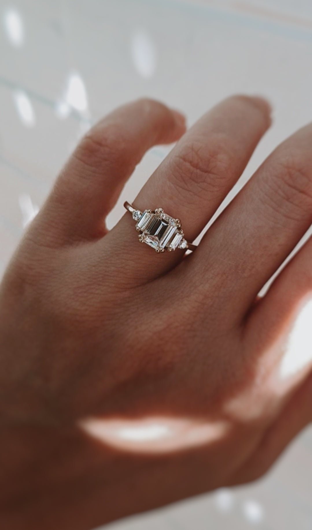 Evie Moissanite Ring-Rings-Eliise Maar Fine Jewellery Australia-Eliise Maar Jewellery