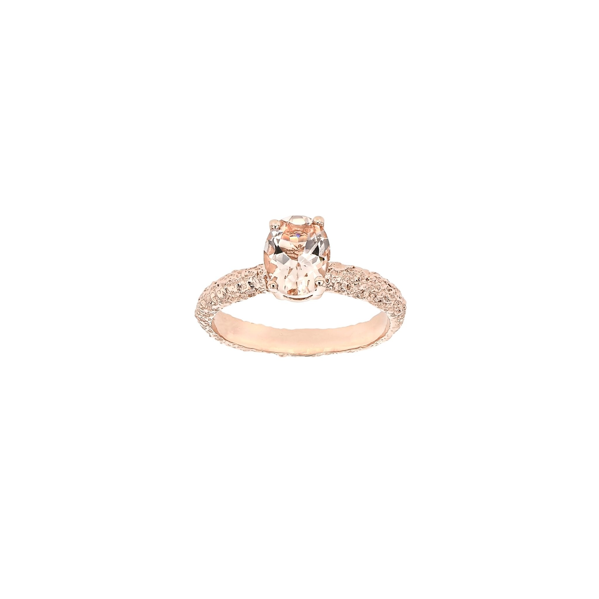 Fine rose gold ring deals