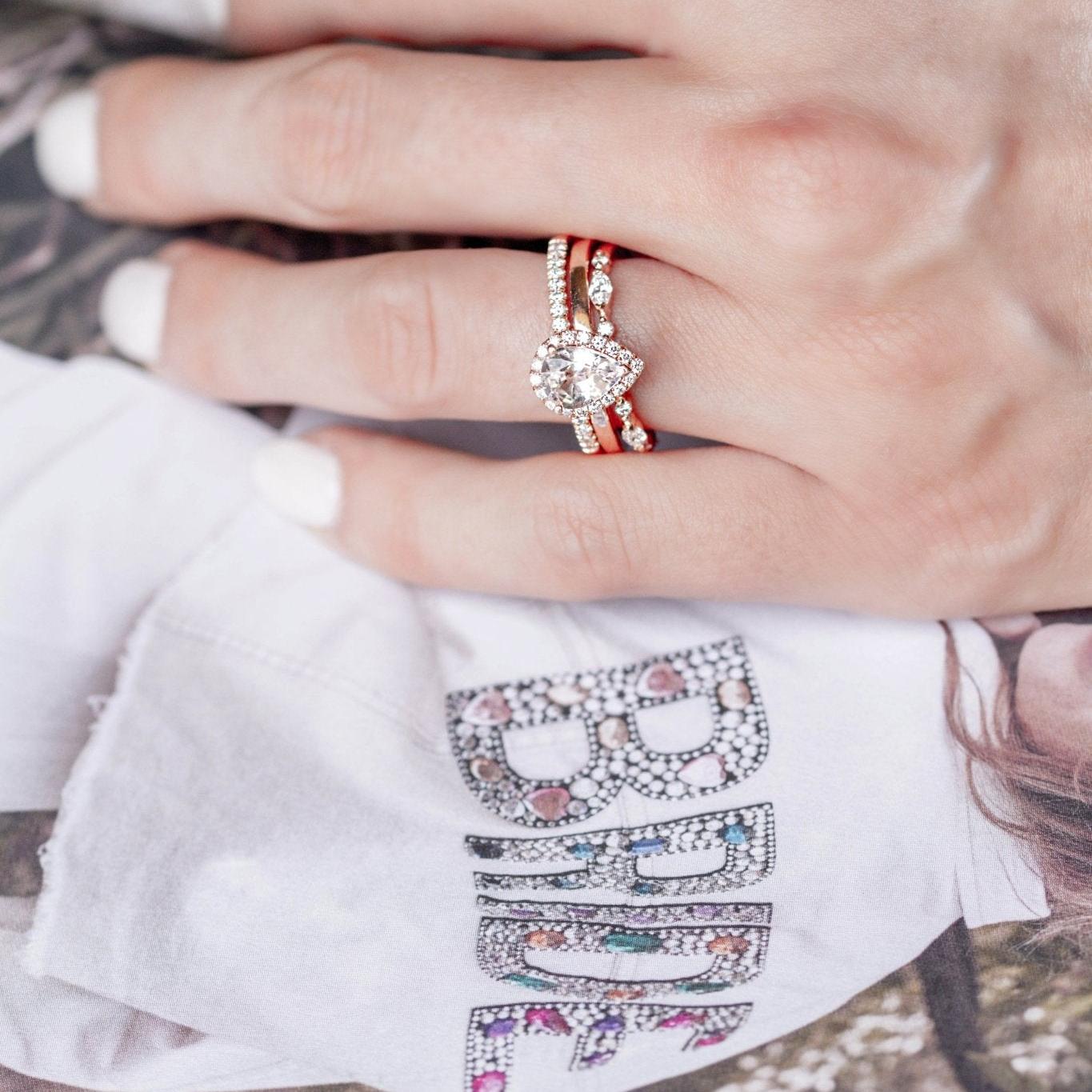 Frost Lily Ring Morganite-Engagement Rings-Eliise Maar Fine Jewellery Australia-Eliise Maar Jewellery