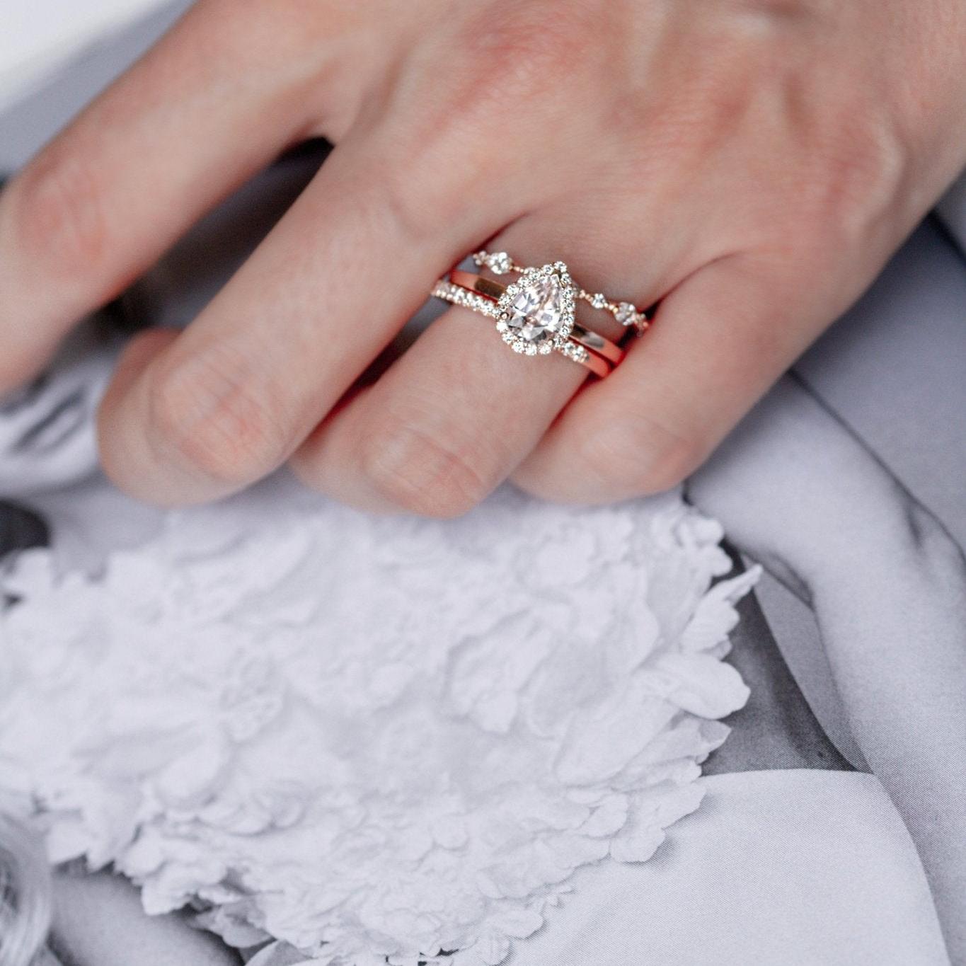 Frost Lily Ring Morganite-Engagement Rings-Eliise Maar Fine Jewellery Australia-Eliise Maar Jewellery