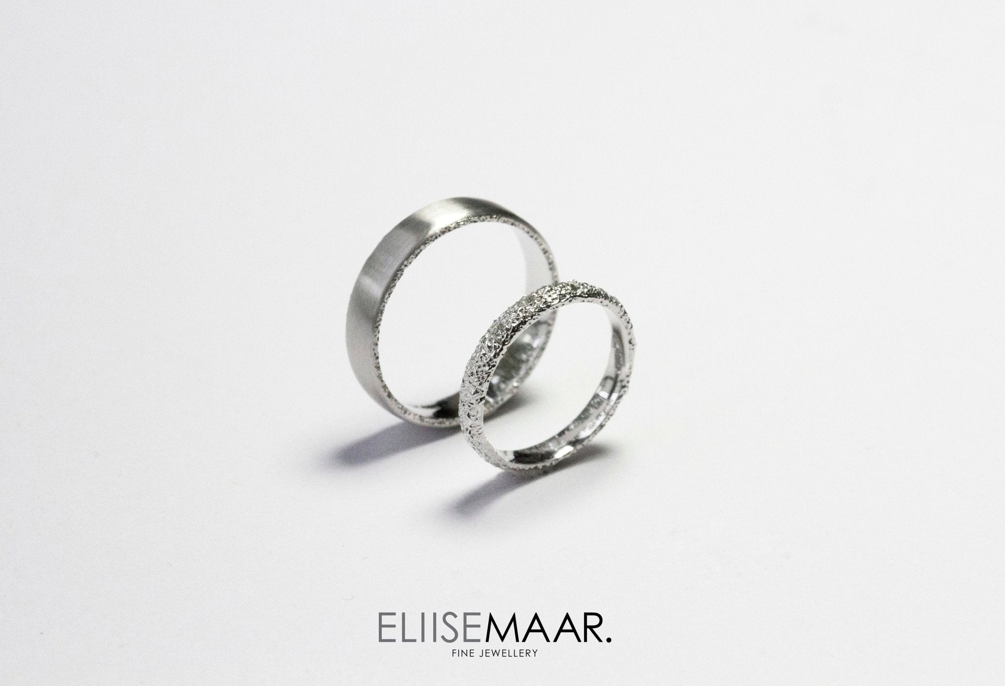 Frost Wedding Ring White-Eliise Maar Fine Jewellery Australia-Eliise Maar Jewellery