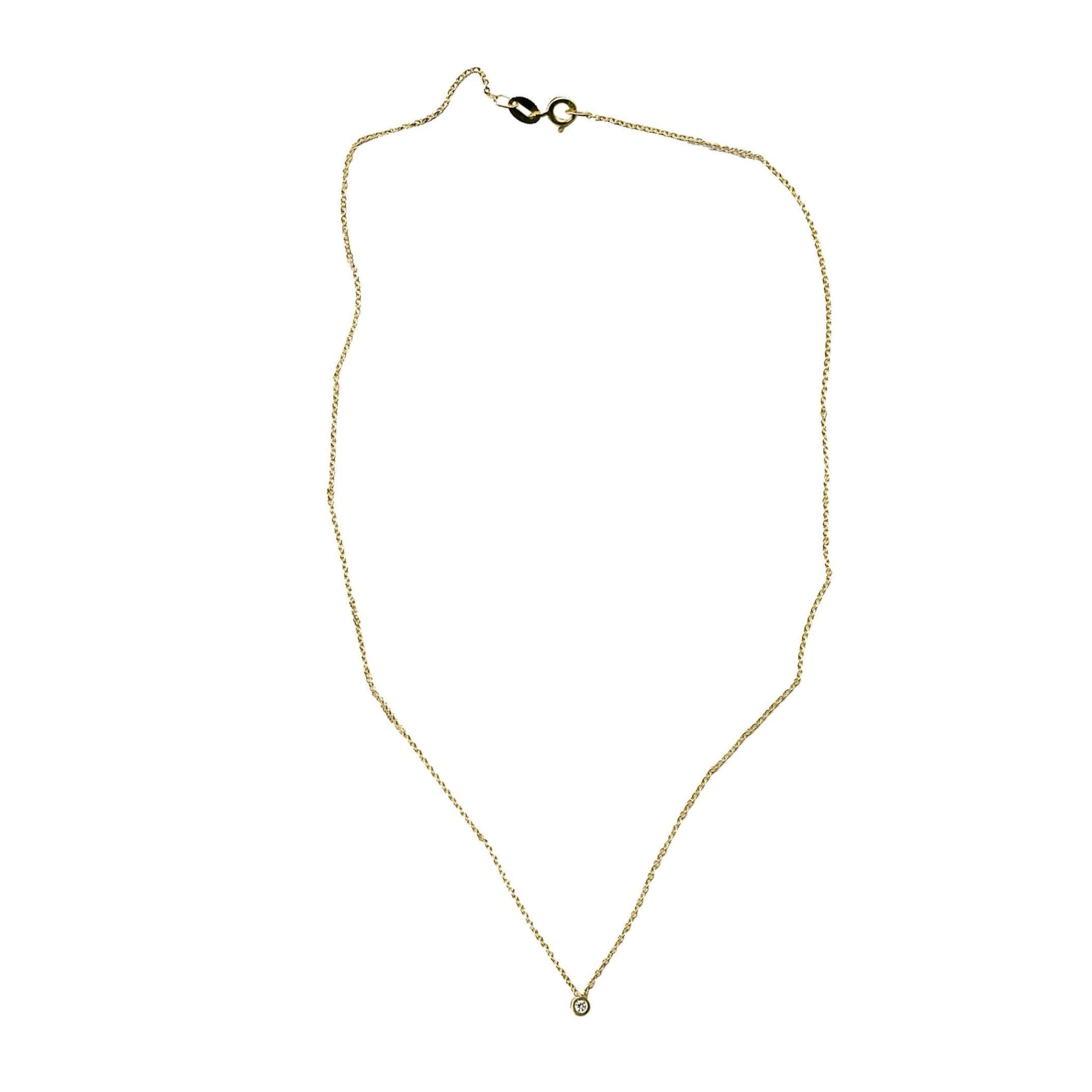 Single Diamond Necklace-Necklaces-Eliise Maar Fine Jewellery Australia-Eliise Maar Jewellery