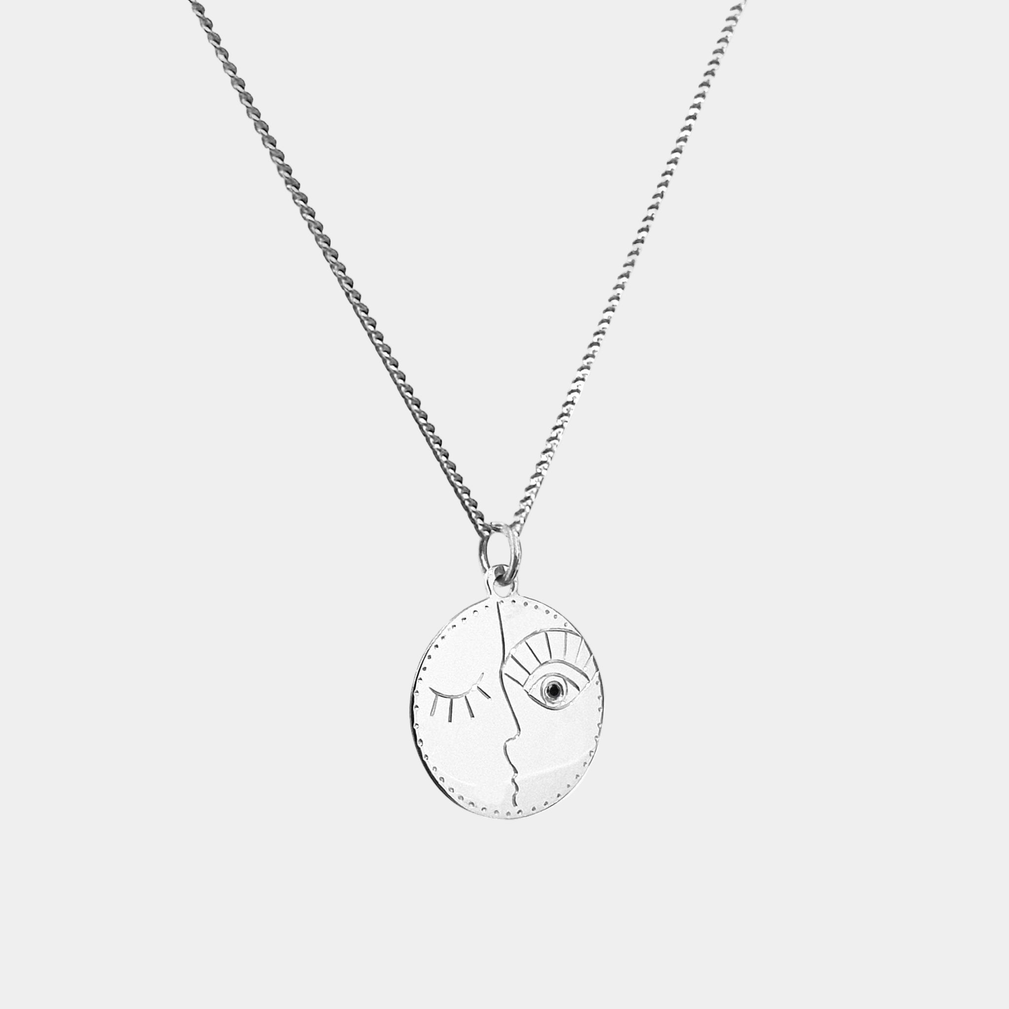 The Storytellers Pendant Black Diamond-Necklaces-Eliise Maar Fine Jewellery Australia-Eliise Maar Jewellery