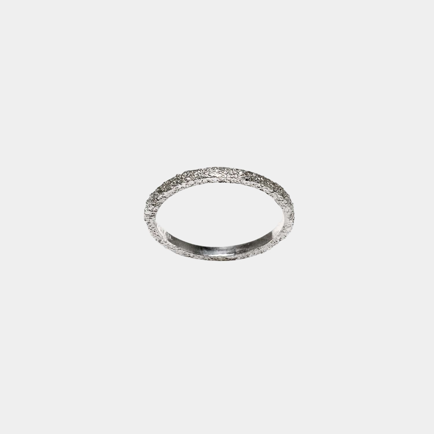 Thin Frost White Gold Wedding Band-Rings-Eliise Maar Fine Jewellery Australia-Eliise Maar Jewellery