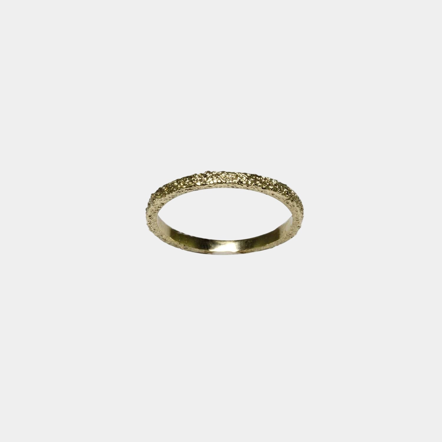 Thin Frost Yellow Gold Wedding Band-Rings-Eliise Maar Fine Jewellery Australia-Eliise Maar Jewellery
