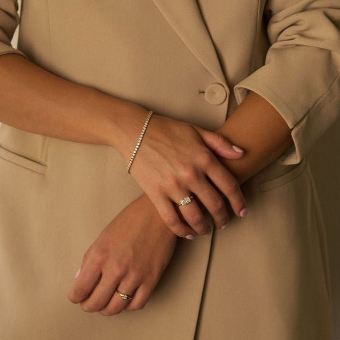 Vivian East-West Radiant Ring-Eliise Maar Fine Jewellery Australia-Eliise Maar Jewellery