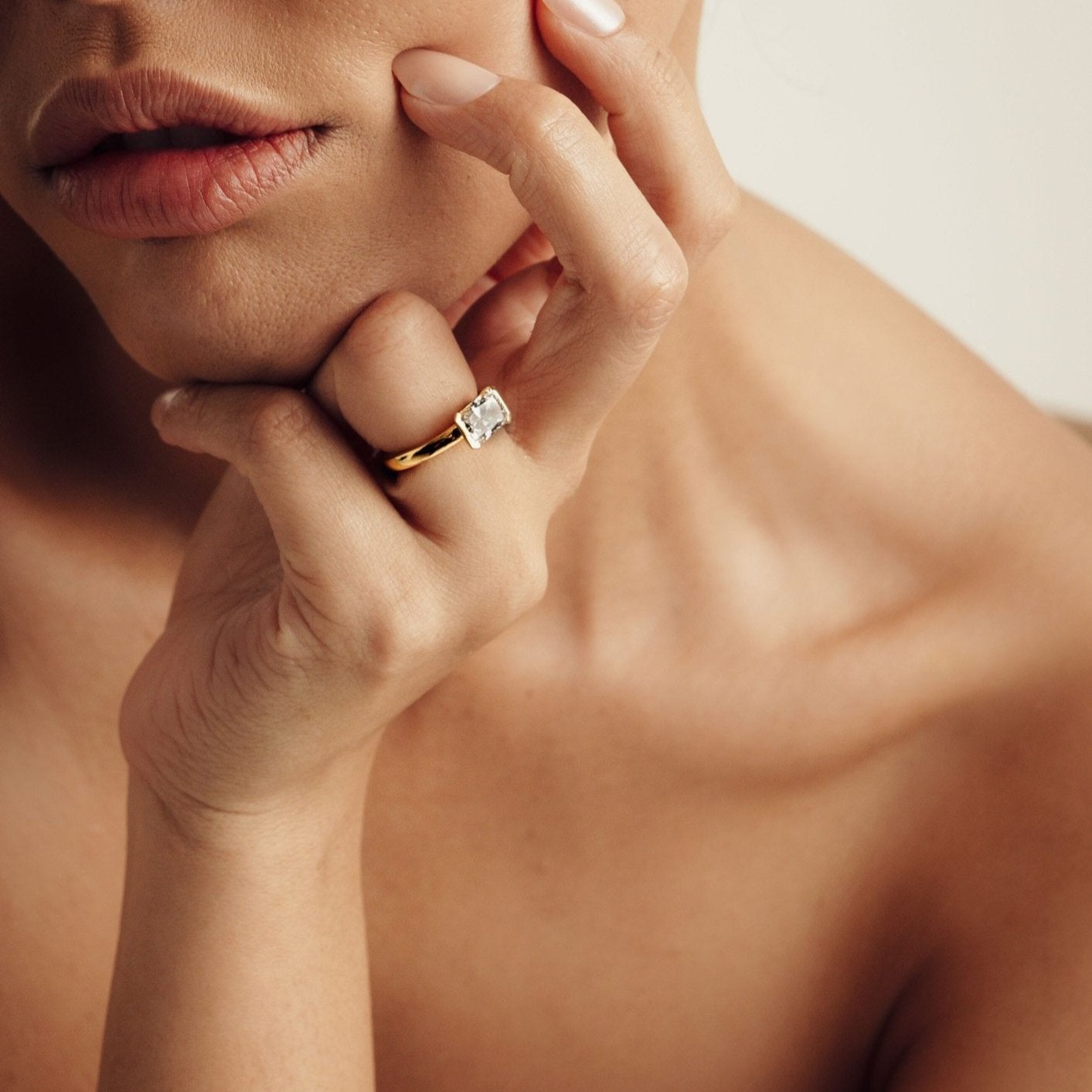 Vivian East-West Radiant Ring-Eliise Maar Fine Jewellery Australia-Eliise Maar Jewellery