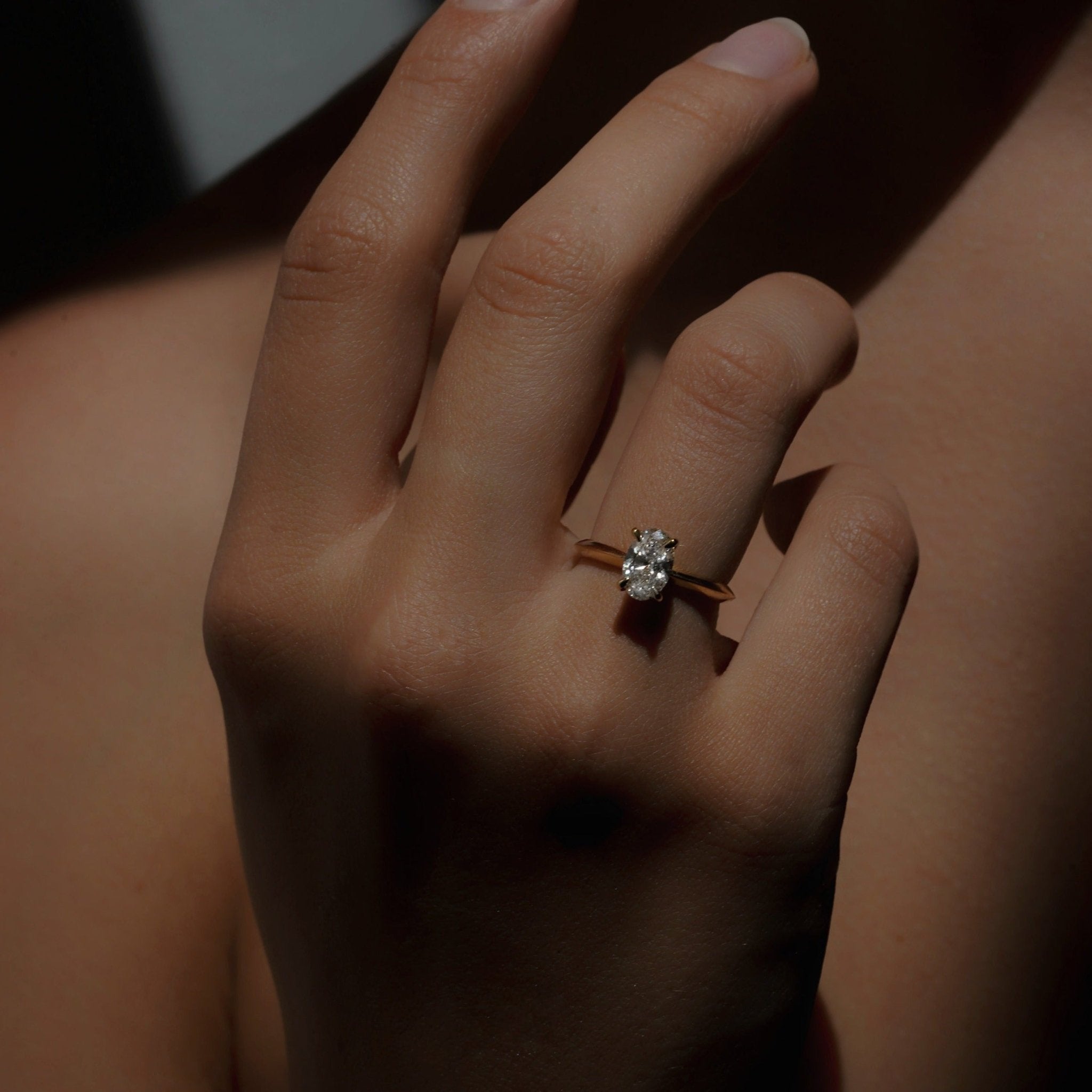 Rings-A classic solitaire made modern by the beautiful knifes edge band. Featuring a 1.01ct centre diamond.-ELIISE MAAR JEWELLERY