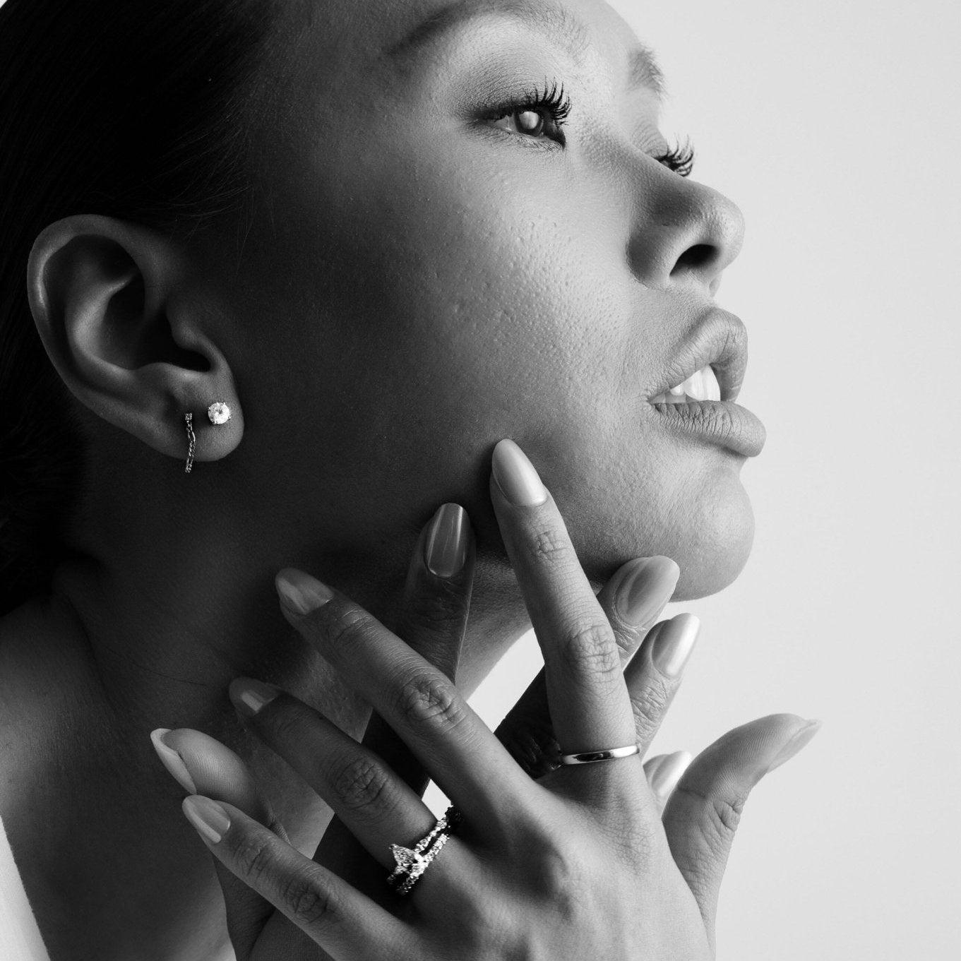 Earrings-Classic Solitaire Diamond Earrings. Made to order in Australia with a 2-4 week lead time. Pair with a diamond necklace for a complete look.-ELIISE MAAR JEWELLERY