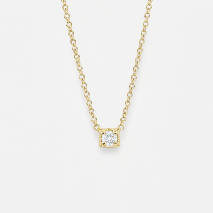 Dainty Diamond Necklace 0.03ct