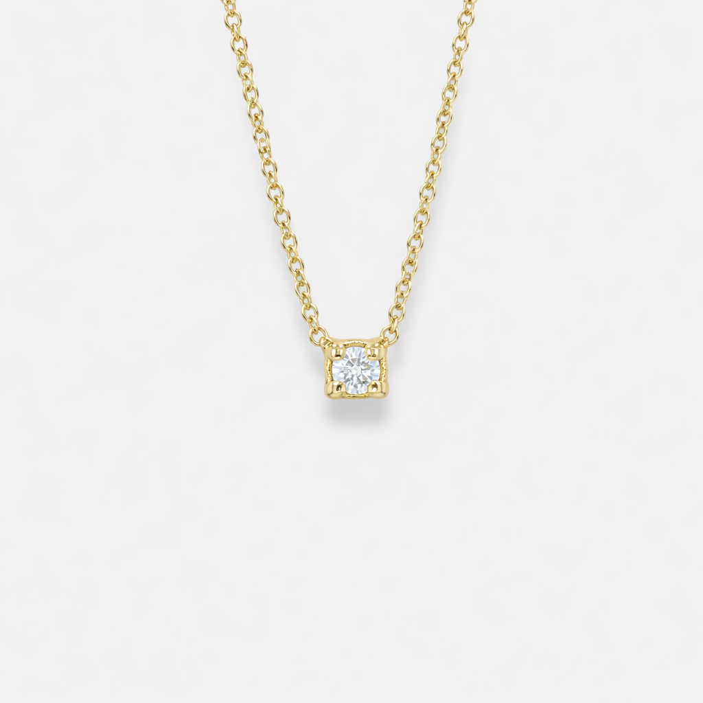 Dainty Diamond Necklace 0.25ct