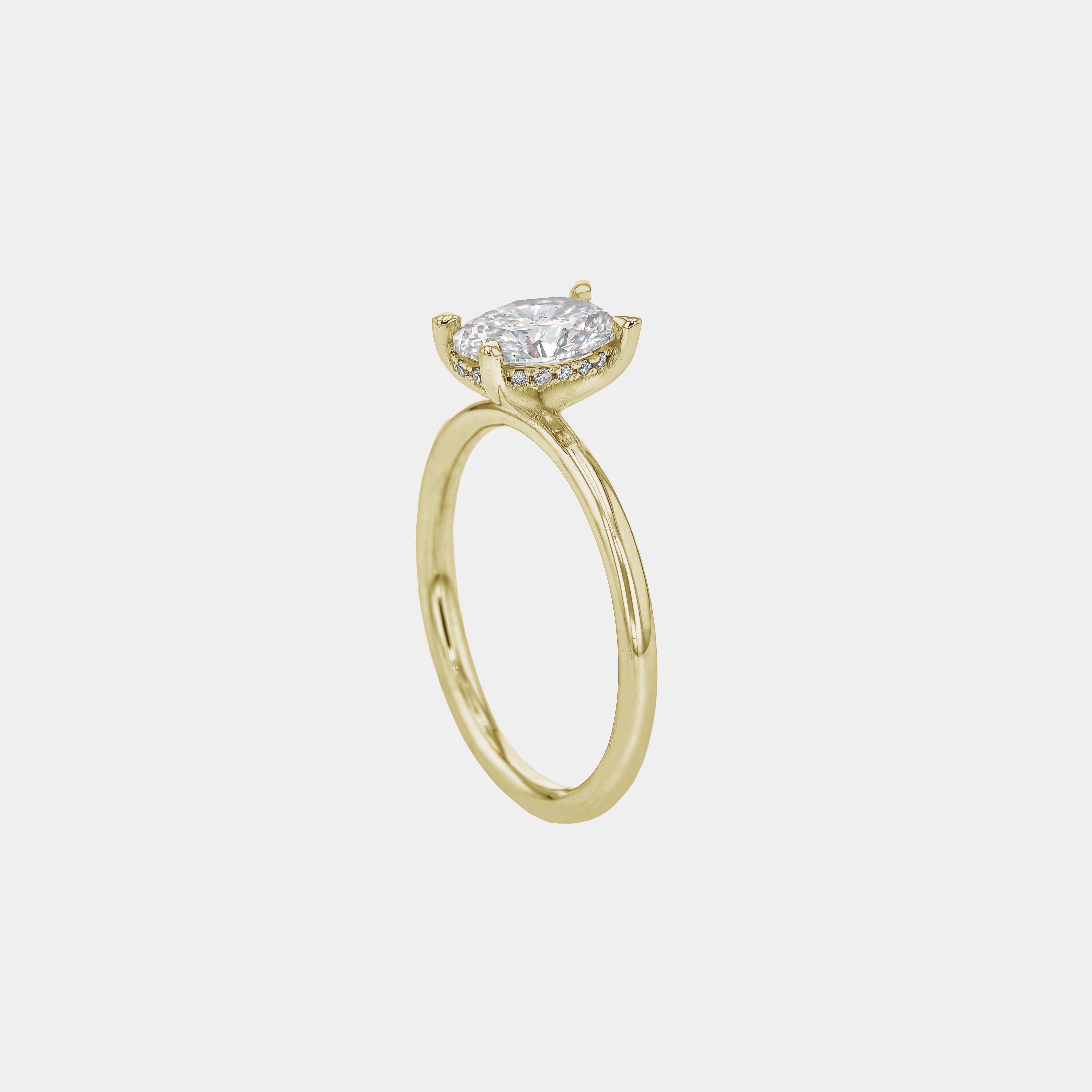 Rings-Discover the Harper Diamond Ring, a timeless symbol of elegance. Meticulously crafted with a stunning lab-grown or natural diamonds, this ring embodies sustainable luxury. Elevate your style with this exquisite piece, designed to last a lifetime.-ELIISE MAAR JEWELLERY