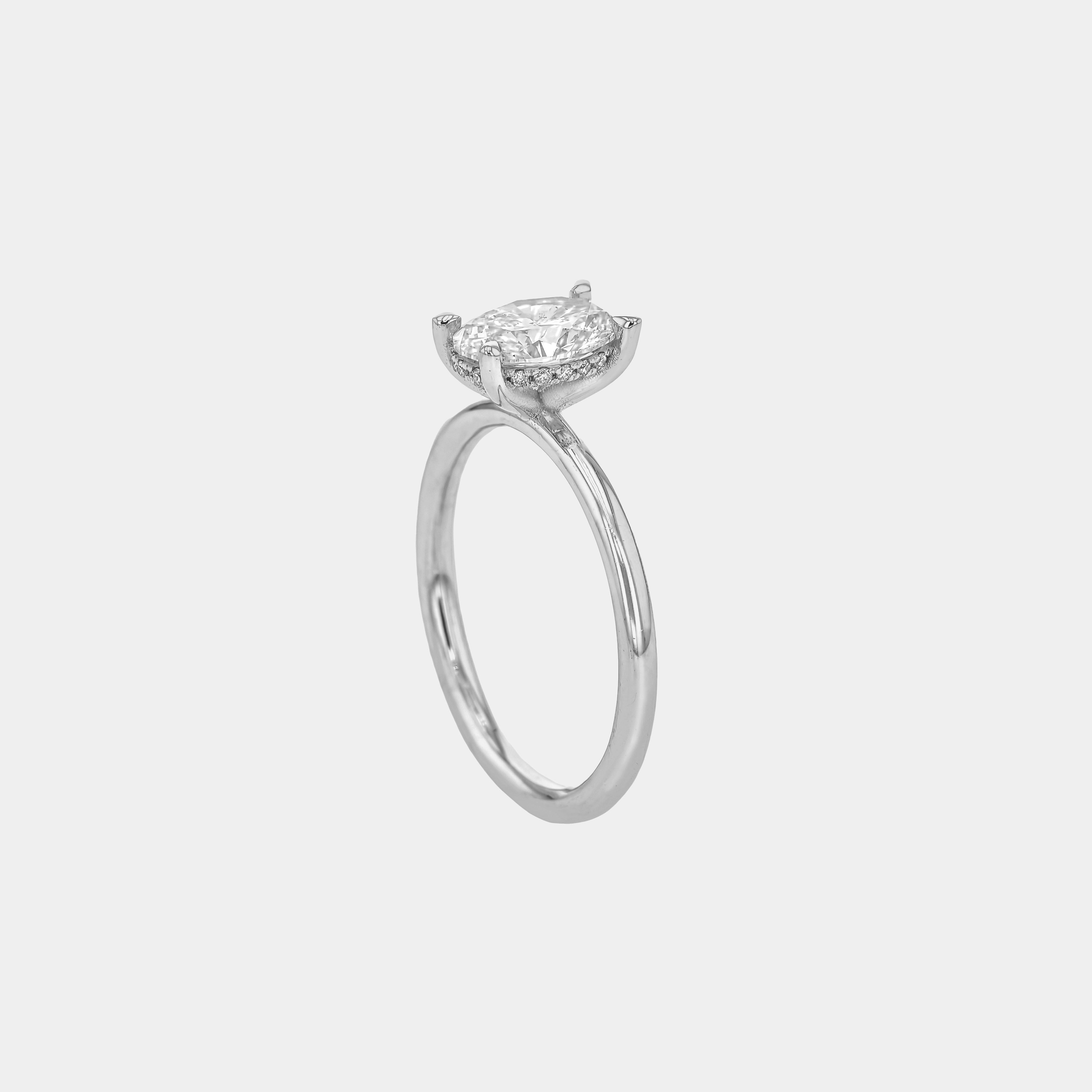 Rings-Discover the Harper Diamond Ring, a timeless symbol of elegance. Meticulously crafted with a stunning lab-grown or natural diamonds, this ring embodies sustainable luxury. Elevate your style with this exquisite piece, designed to last a lifetime.-ELIISE MAAR JEWELLERY