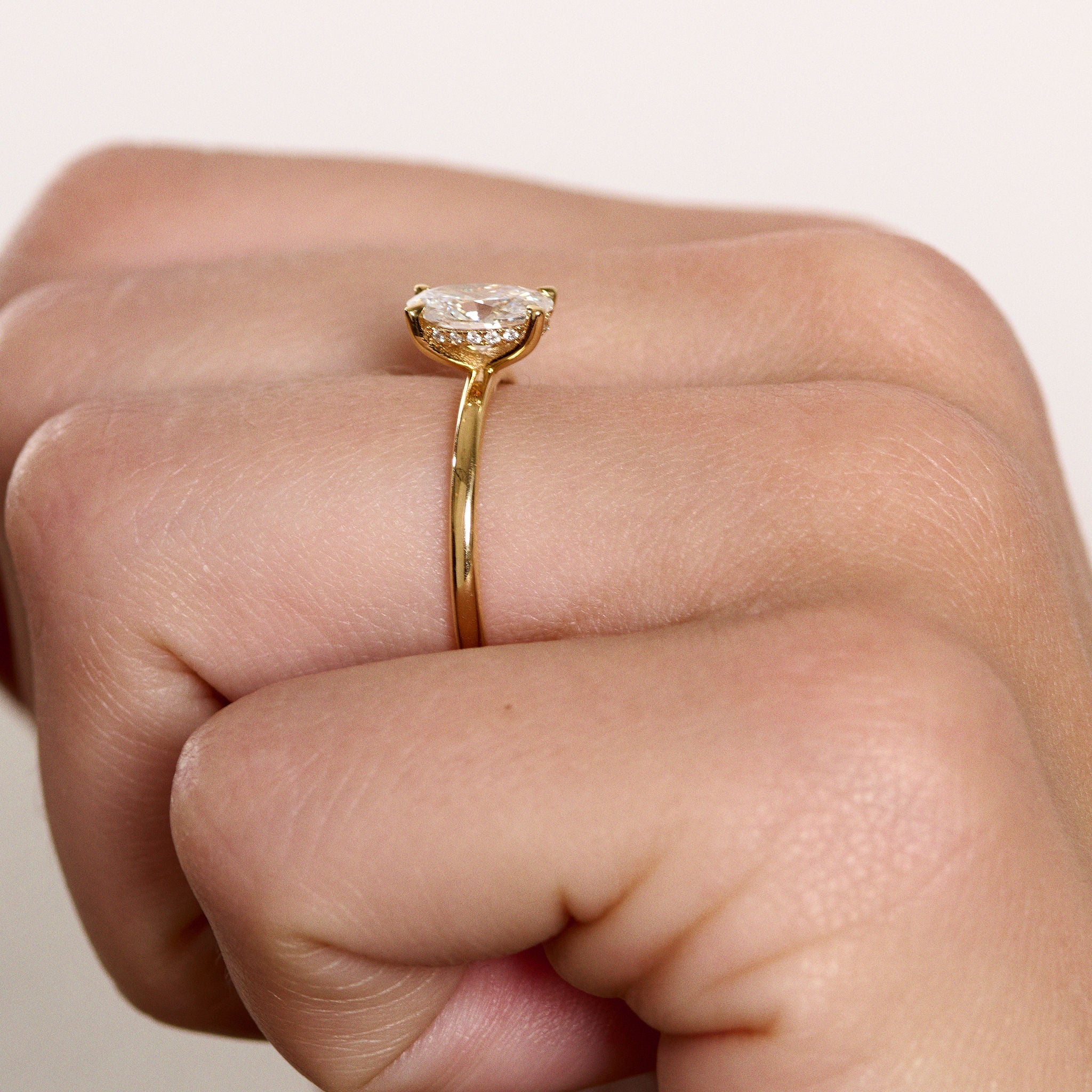 Rings-Discover the Harper Diamond Ring, a timeless symbol of elegance. Meticulously crafted with a stunning lab-grown or natural diamonds, this ring embodies sustainable luxury. Elevate your style with this exquisite piece, designed to last a lifetime.-ELIISE MAAR JEWELLERY