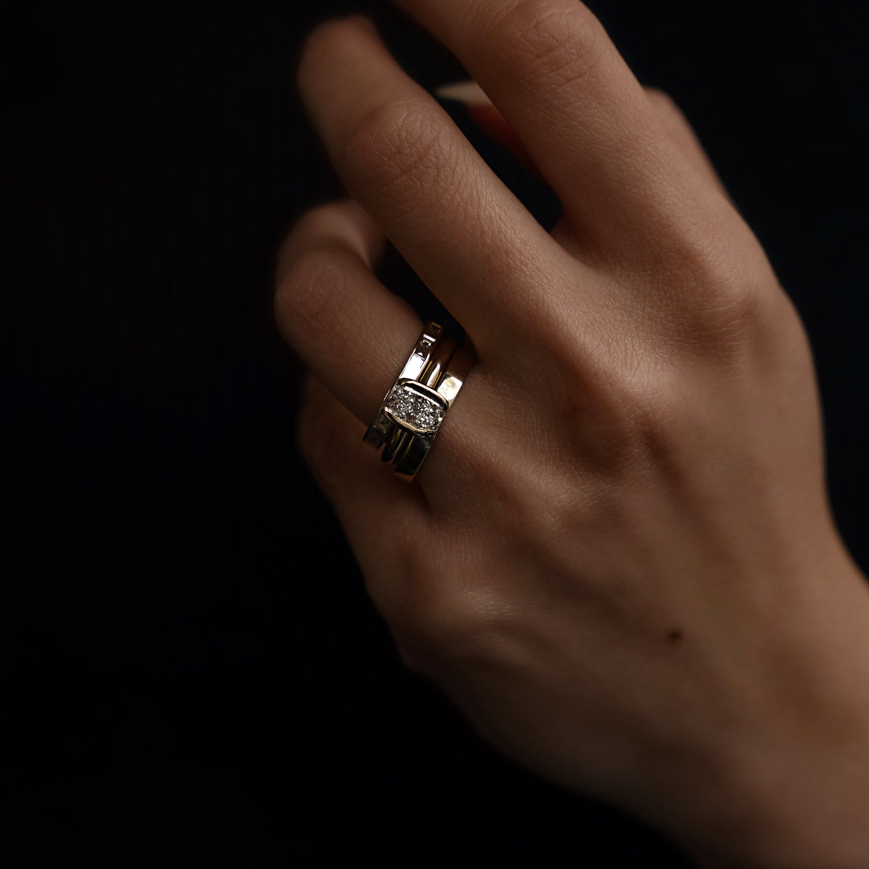 Rings-A ring shaped not by tradition, but by intention. The Isla Cushion Diamond Solitaire Ring is an ode to clarity - where elegance is stripped of excess and only truth remains. Available in different size cushion cut diamonds. Lifestyle images feature an elongated cushion diamond.-ELIISE MAAR JEWELLERY