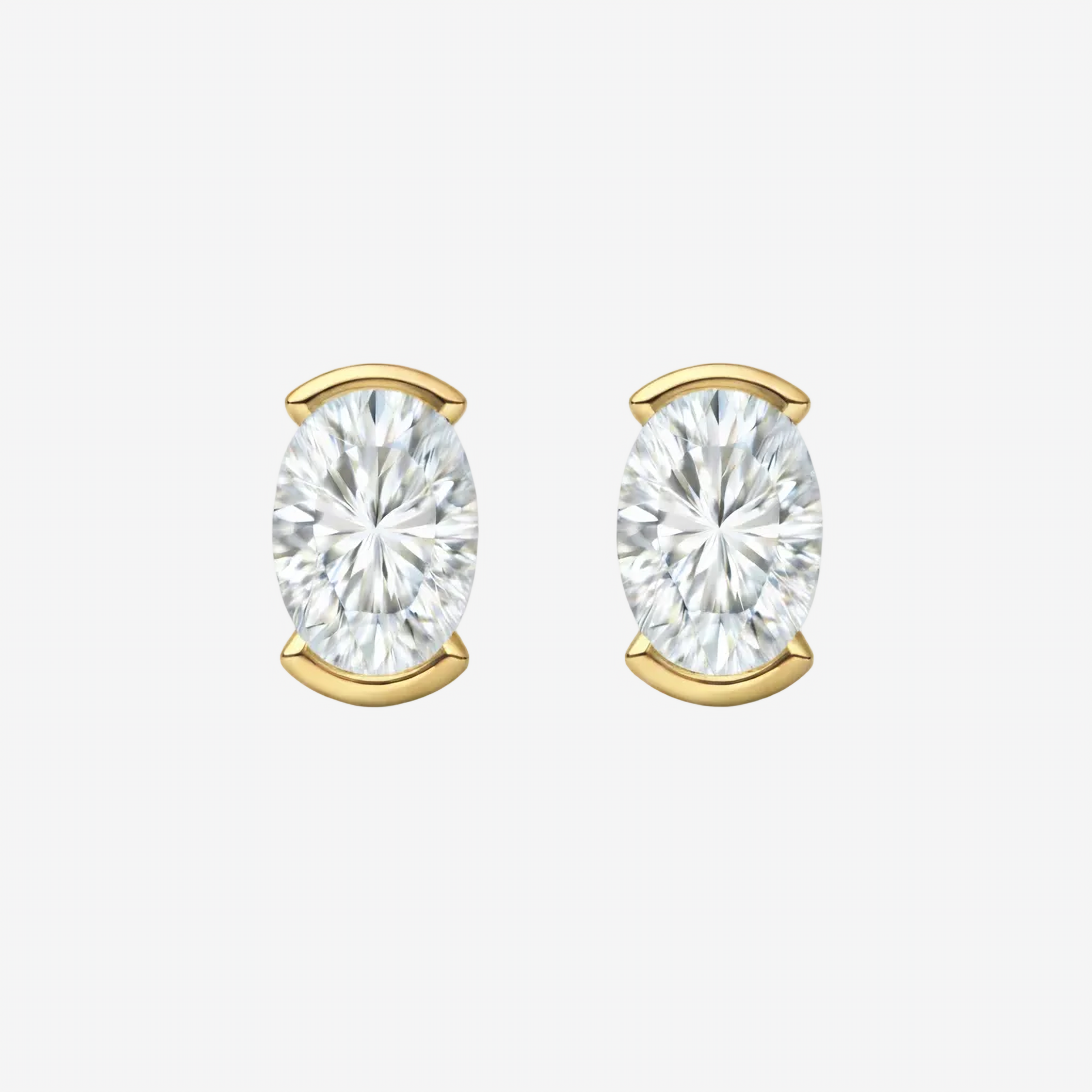 Earrings-Margot Solitaire Diamond Studs. Made to order in Australia, 2-4 weeks. Ethically sourced diamonds, recycled gold.-ELIISE MAAR JEWELLERY