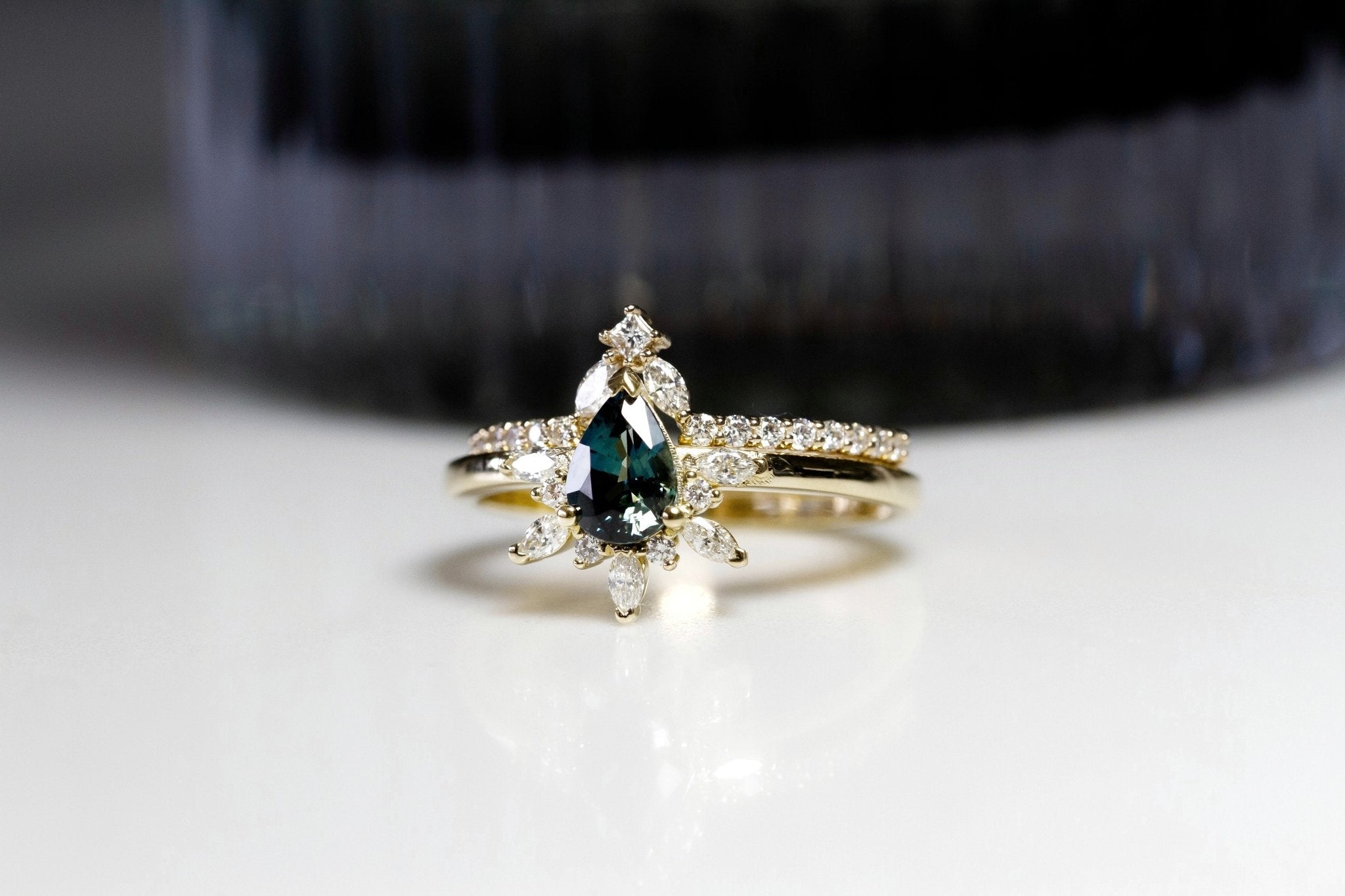 Rings-Diamond crown fit for a queen. Complete your Natasha set with this diamond crown. Product Details - Featuring 0.25ct of natural F colour / SI1 clarity diamonds- The ring is 1.80mm wide and 1.60mm thick-ELIISE MAAR JEWELLERY
